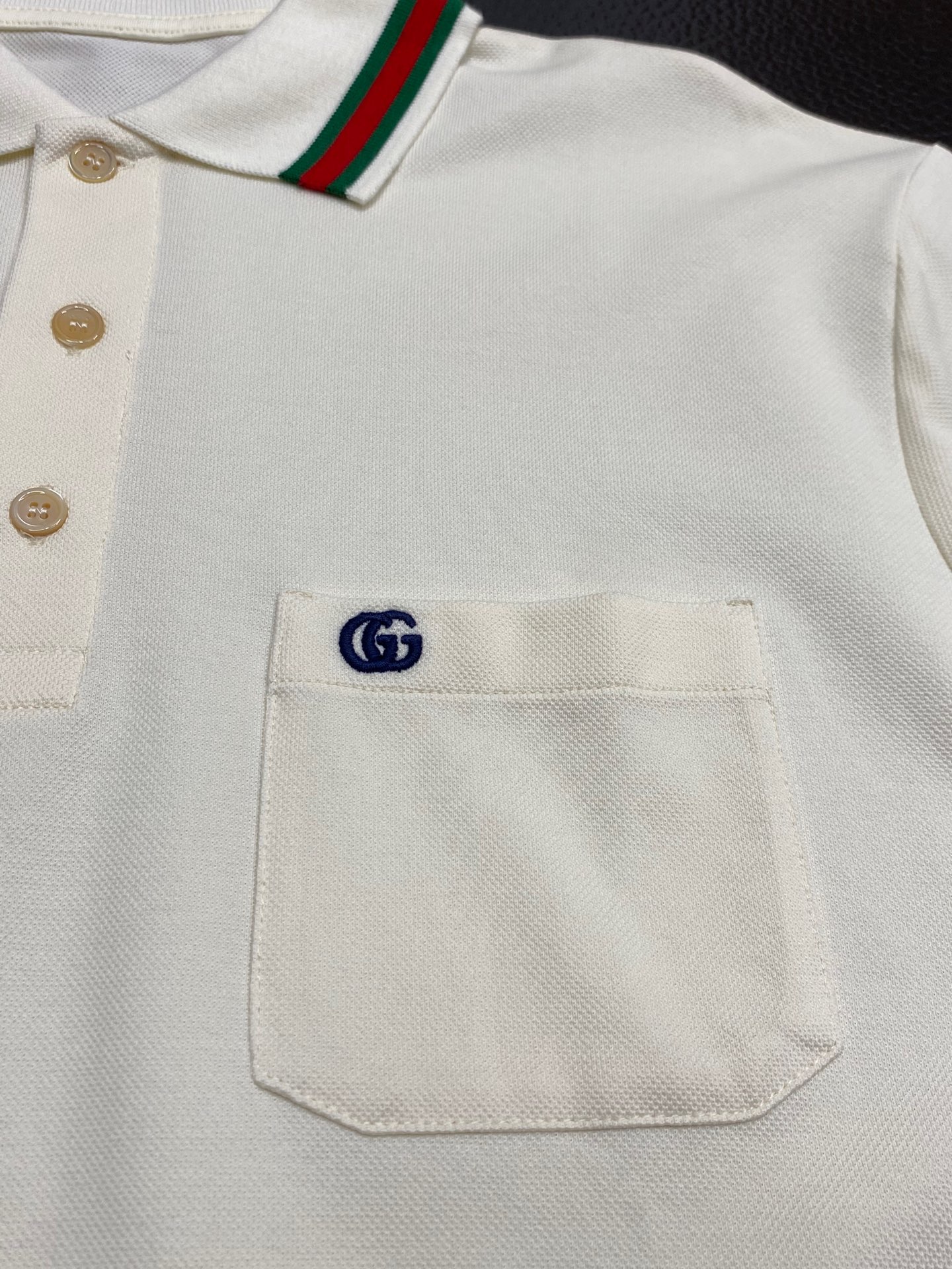  。Gucci古驰💥独家专供新款原单男士休闲翻领短袖 高端  高端版本 时尚百搭爆款⚠️⚠️✨✨进口面料