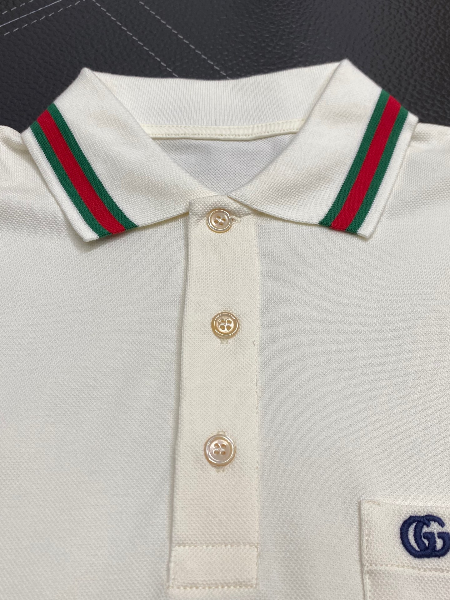  。Gucci古驰💥独家专供新款原单男士休闲翻领短袖 高端  高端版本 时尚百搭爆款⚠️⚠️✨✨进口面料