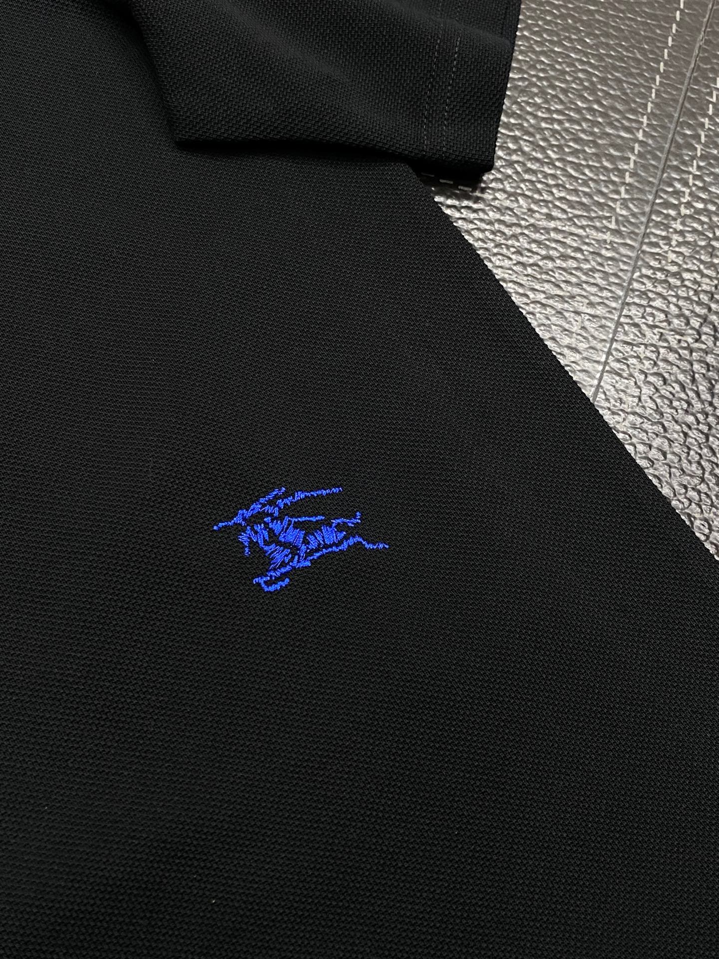  。Burberry巴宝莉💥独家专供新款原单男士休闲翻领短袖 高端  高端版本 时尚百搭爆款⚠️⚠️✨✨