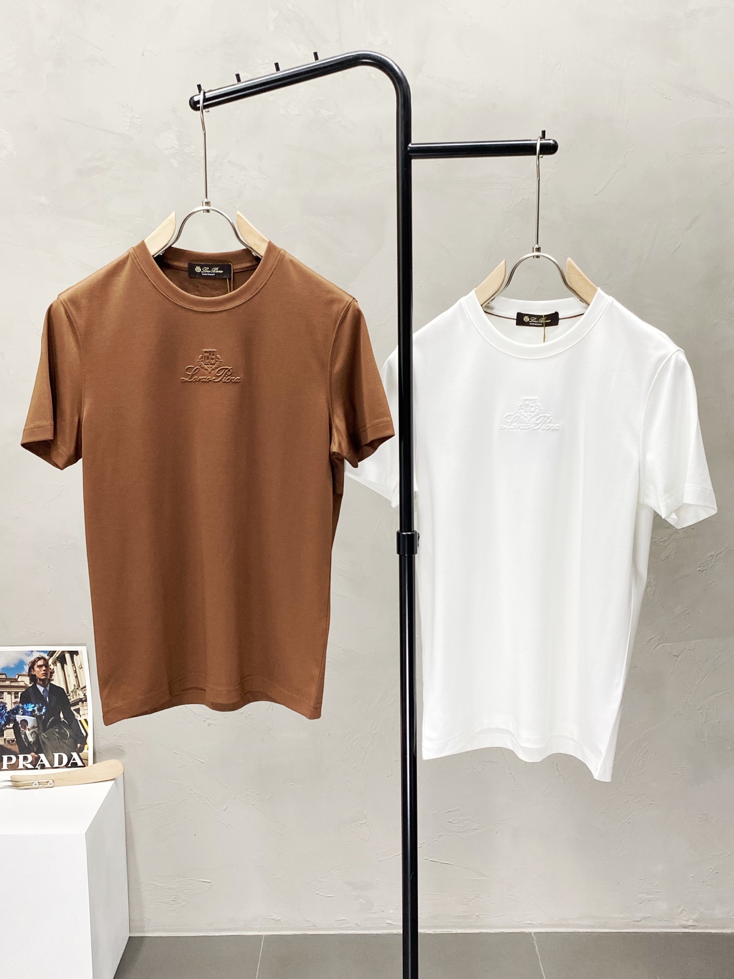 。lP🆕-Loro Piano诺悠翩雅💥独家专供新款原单男士休闲春夏短袖 高端定制 高端版本 时尚百搭爆