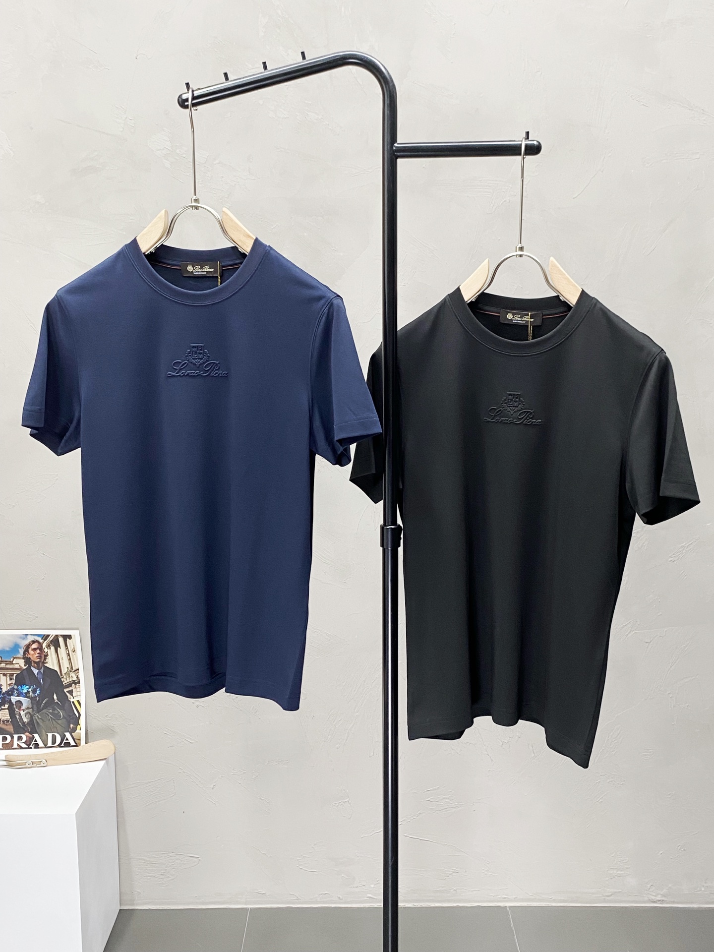 。lP🆕-Loro Piano诺悠翩雅💥独家专供新款原单男士休闲春夏短袖 高端定制 高端版本 时尚百搭爆