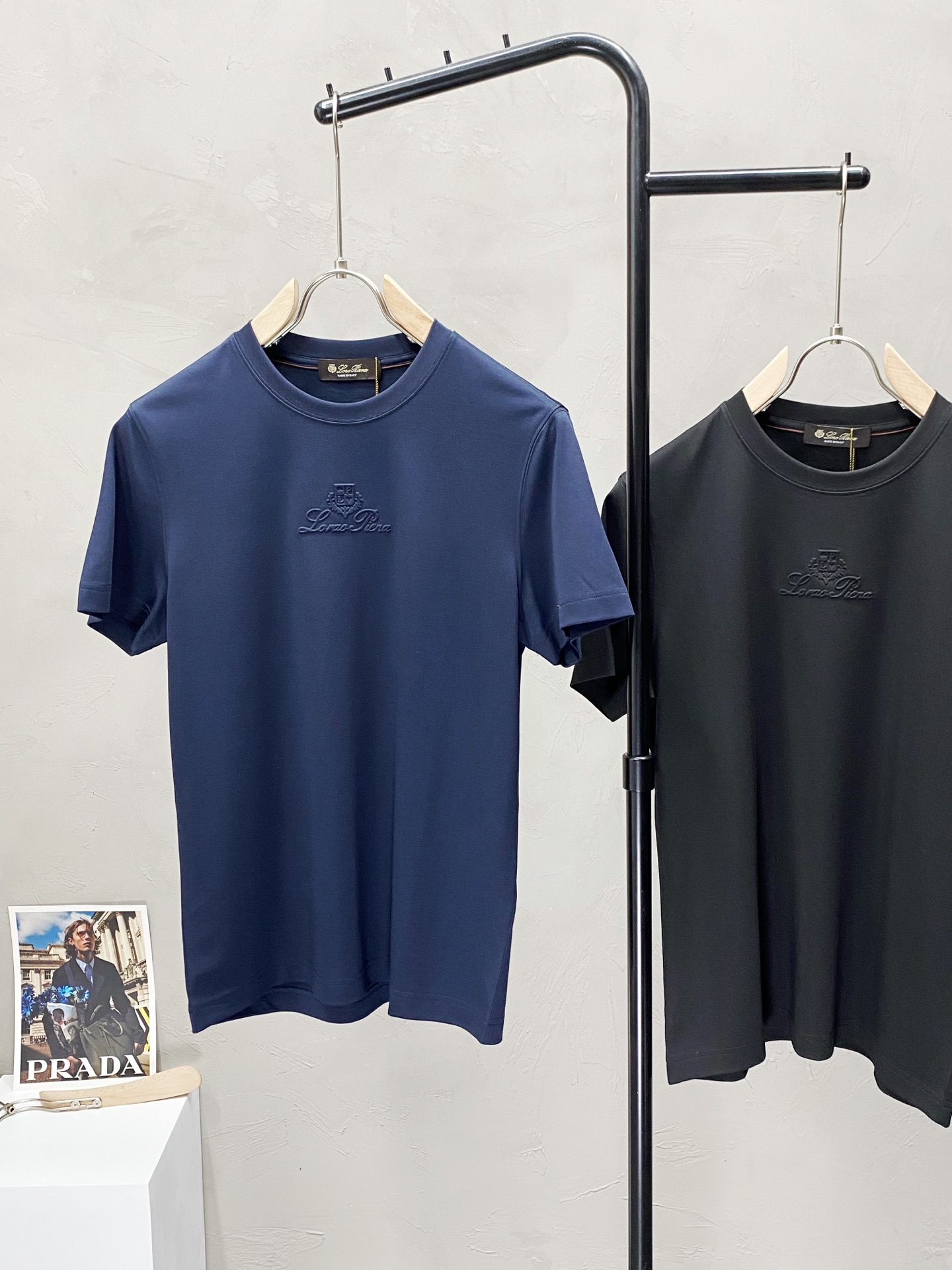 。lP🆕-Loro Piano诺悠翩雅💥独家专供新款原单男士休闲春夏短袖 高端定制 高端版本 时尚百搭爆