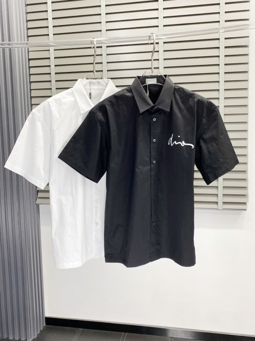 Dior Men's Casual Short Sleeve Shirt - Fashionable & Comfortable Design 1 Dior Men’s Casual Short Sleeve Shirt – Fashionable & Comfortable Design