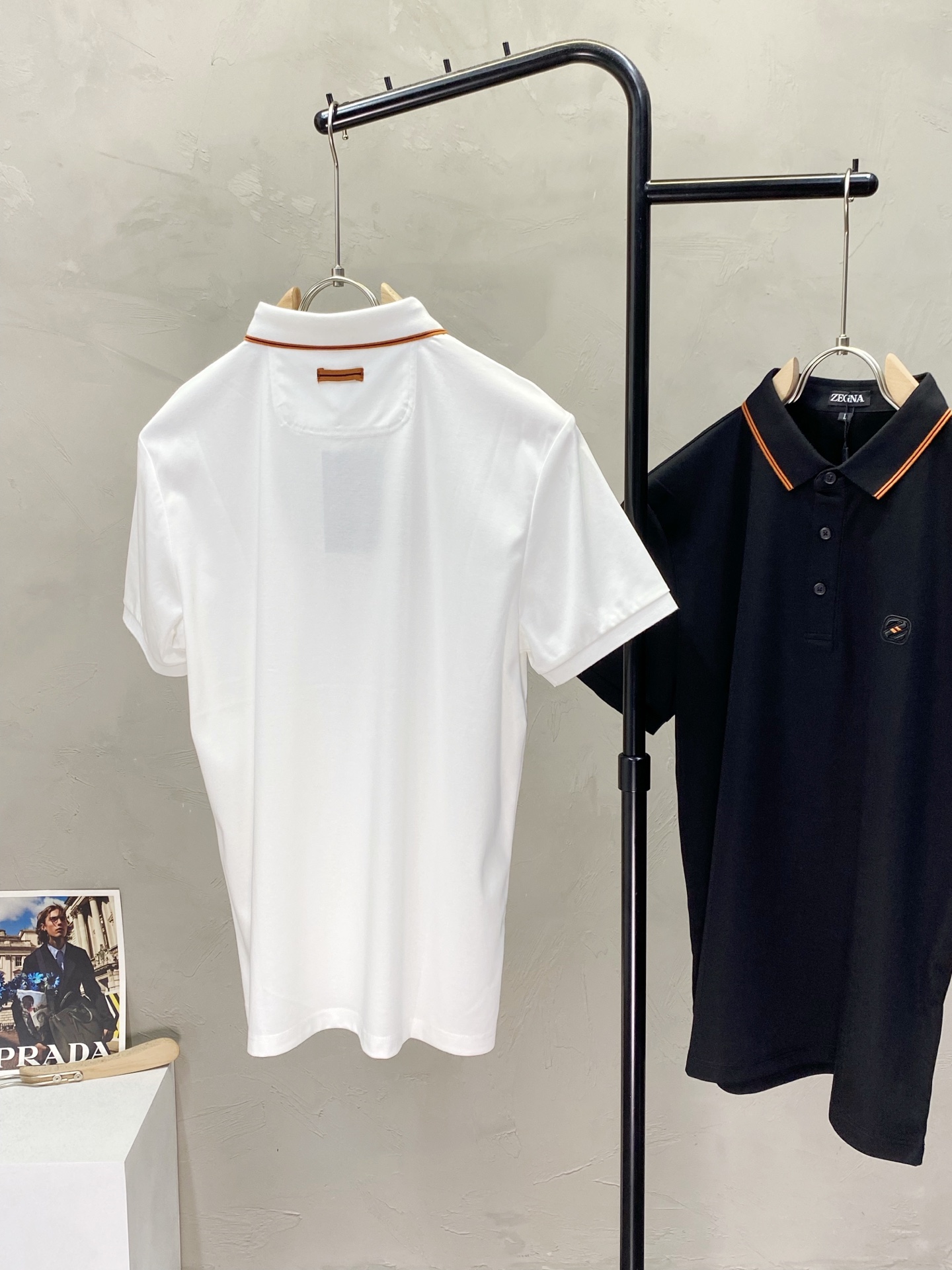 。ZEGNA杰尼亚💥独家专供新款原单男士休闲翻领短袖 高端  高版本 时尚百搭爆款⚠️⚠️✨✨进口面料 