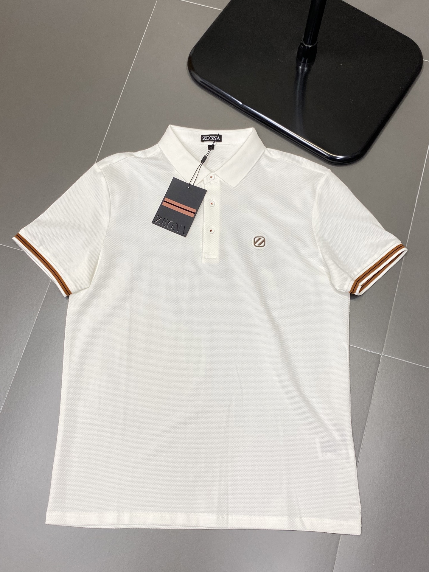 。ZEGNA杰尼亚💥独家专供新款原单男士休闲翻领短袖 高端  高版本 时尚百搭爆款⚠️⚠️✨✨进口面料 