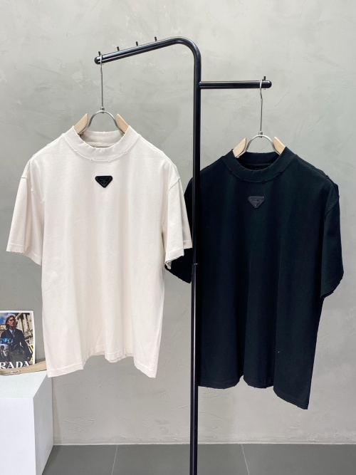 Prada Men's Casual Short Sleeve T-Shirt - High-End Custom Fashion Top 1 Prada Men's Casual Short Sleeve T-Shirt - High-End Custom Fashion Top