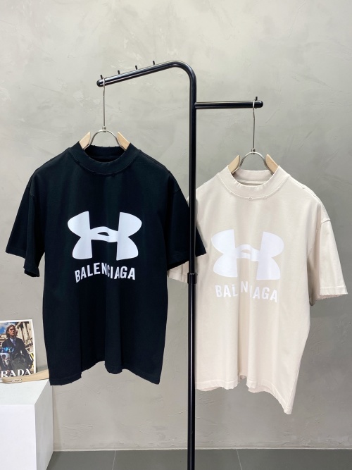 Balenciaga Men's Casual Short Sleeve T-Shirt High-End Custom Version 1 Balenciaga Men's Casual Short Sleeve T-Shirt High-End Custom Version