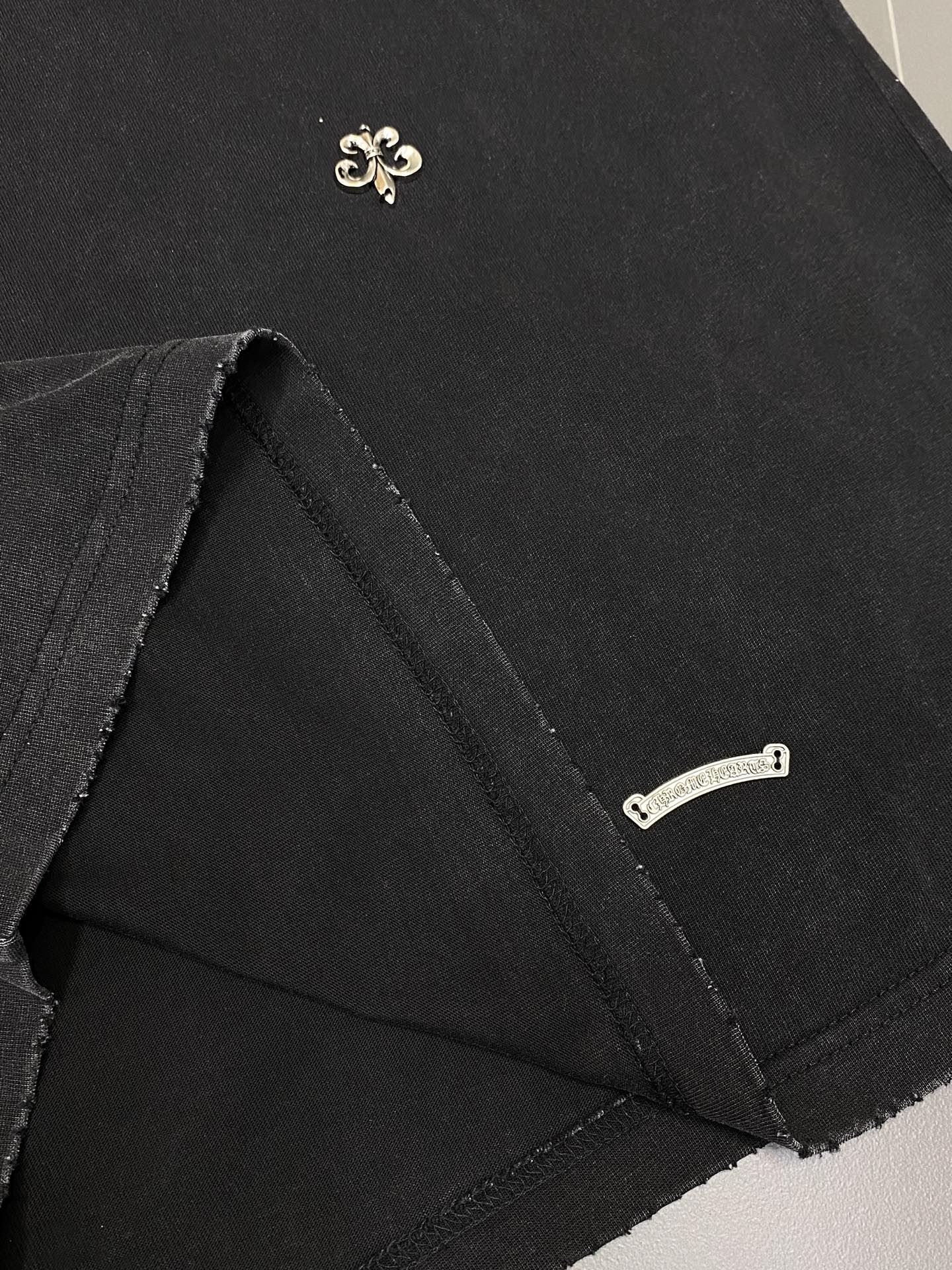 。CHROME HEARTS克罗心💥独家专供新款原单男士休闲春夏短袖 高端  高端版本 时尚百搭爆款⚠️