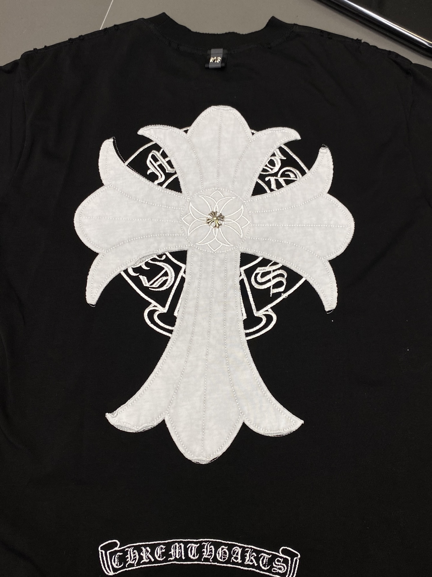 。CHROME HEARTS克罗心💥独家专供新款原单男士休闲春夏短袖 高端  高端版本 时尚百搭爆款⚠️