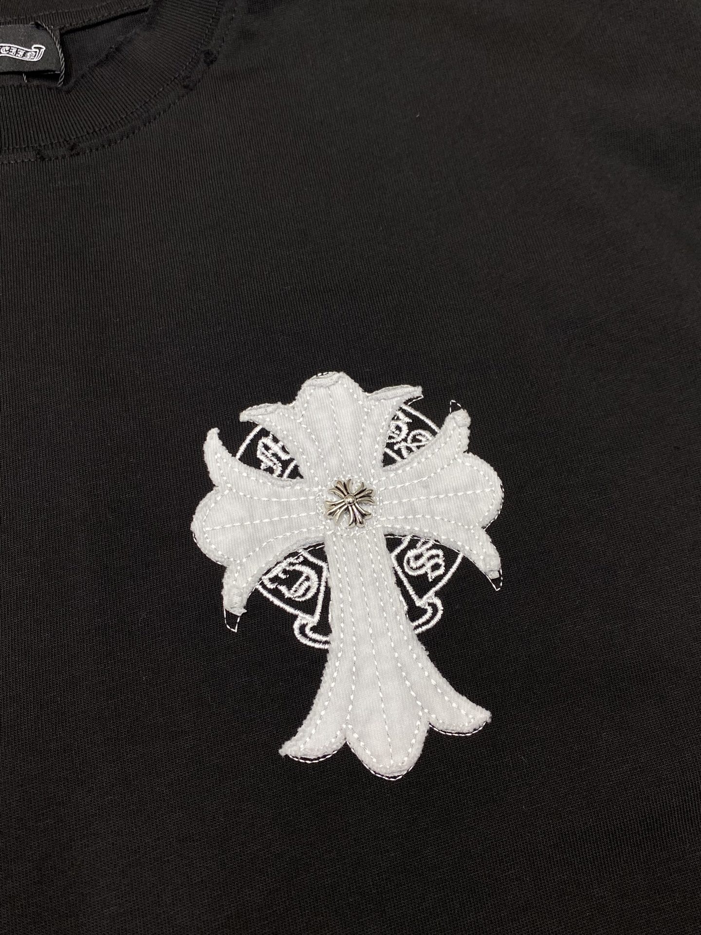 。CHROME HEARTS克罗心💥独家专供新款原单男士休闲春夏短袖 高端  高端版本 时尚百搭爆款⚠️