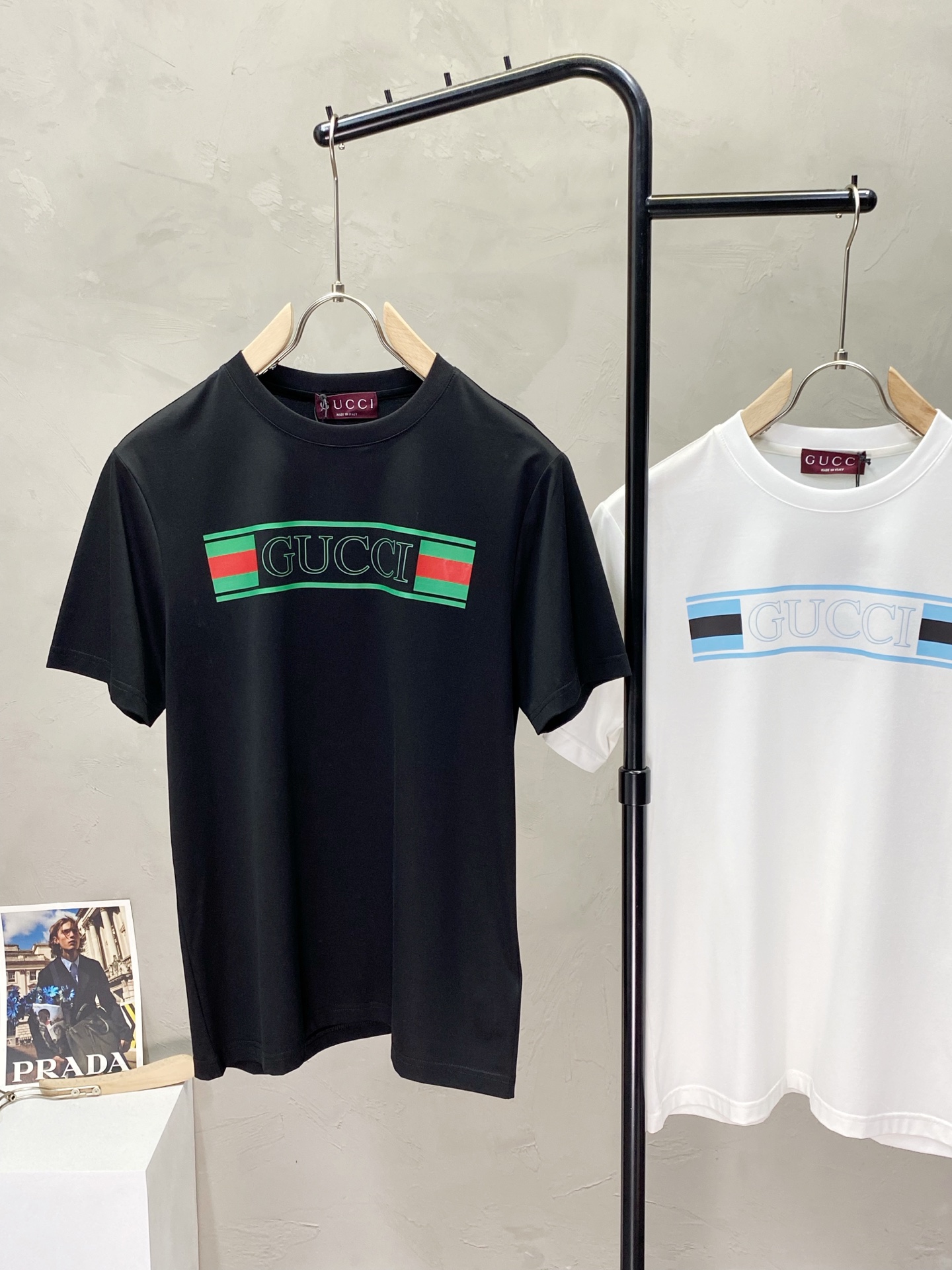 。Gucci古驰💥独家专供新款原单男士休闲短袖 高端  高版本 时尚百搭爆款⚠️⚠️✨✨进口面料 手感超