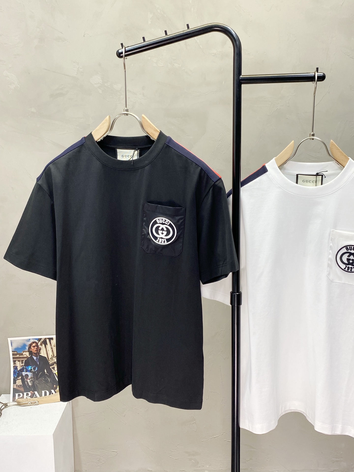 。Gucci古驰💥独家专供新款原单男士休闲短袖 高端  高版本 时尚百搭爆款⚠️⚠️✨✨进口面料 手感超