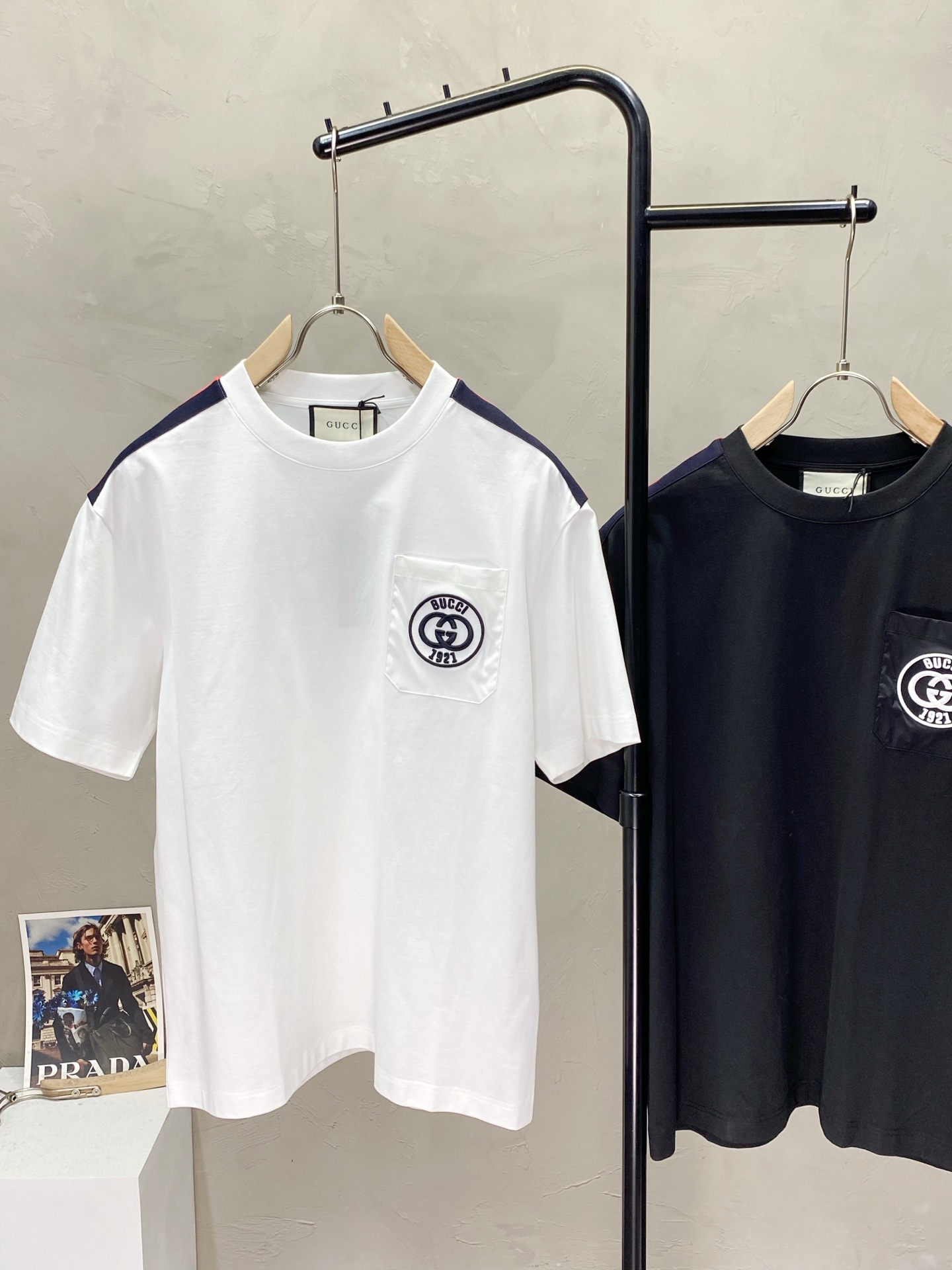 。Gucci古驰💥独家专供新款原单男士休闲短袖 高端  高版本 时尚百搭爆款⚠️⚠️✨✨进口面料 手感超