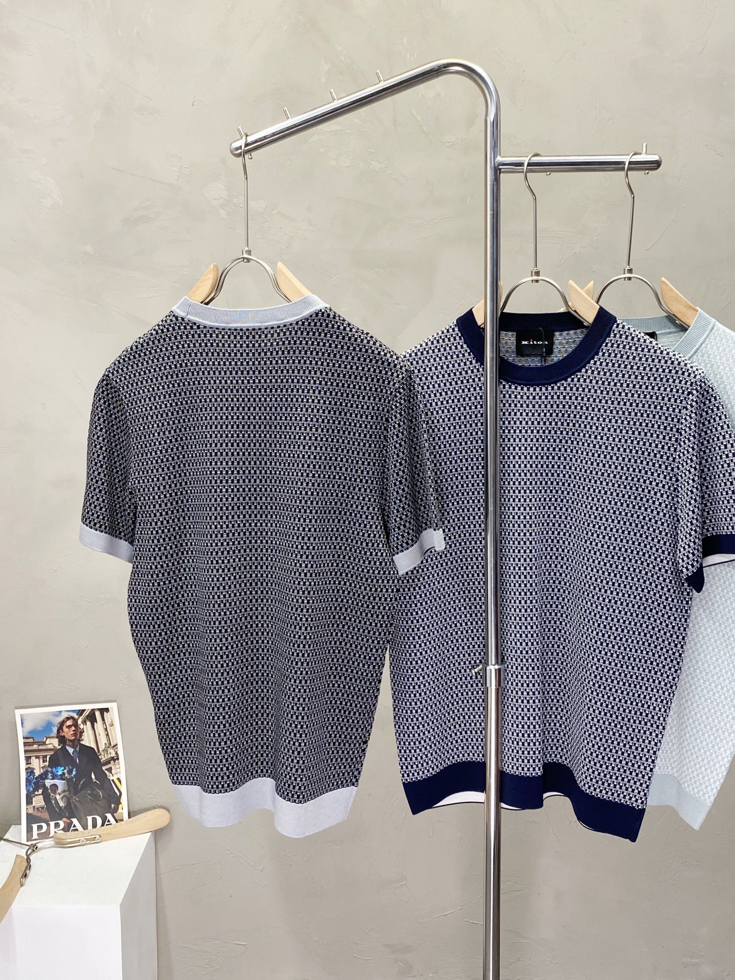 。KITON💥独家专供新款原单男士休闲短袖 高端  高端版本 时尚百搭爆款⚠️⚠️✨✨进口面料 手感超柔