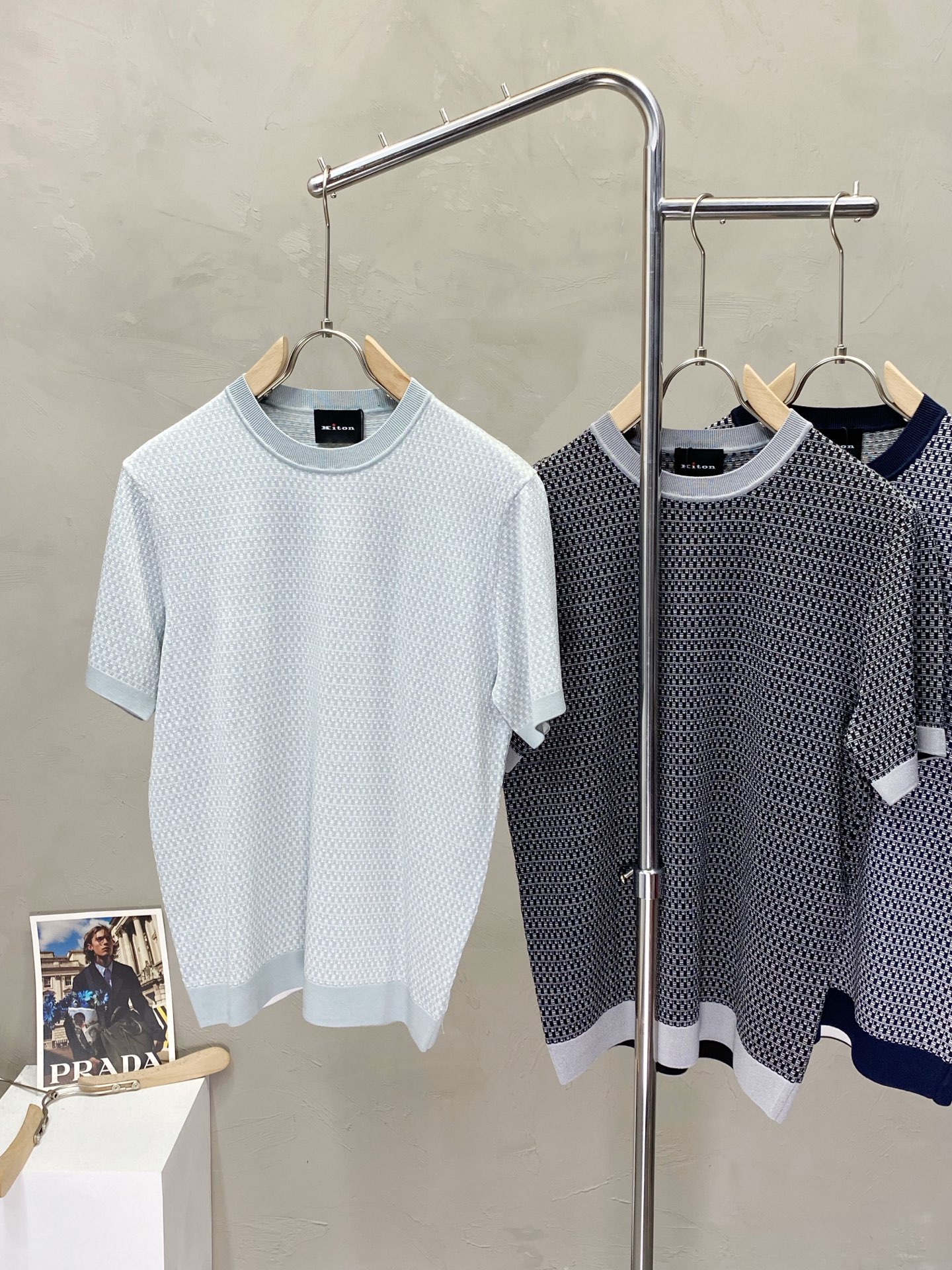 。KITON💥独家专供新款原单男士休闲短袖 高端  高端版本 时尚百搭爆款⚠️⚠️✨✨进口面料 手感超柔