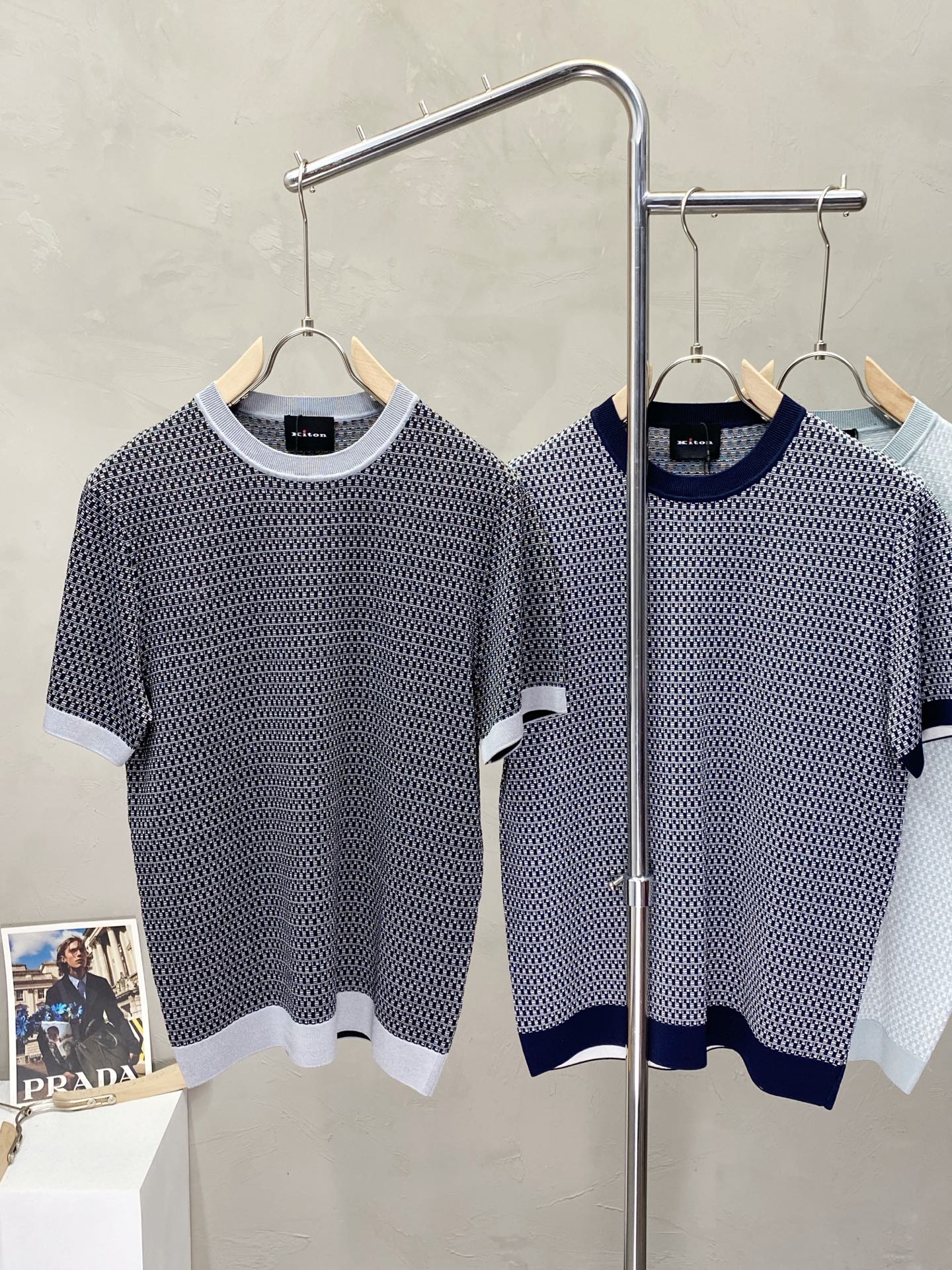 。KITON💥独家专供新款原单男士休闲短袖 高端  高端版本 时尚百搭爆款⚠️⚠️✨✨进口面料 手感超柔