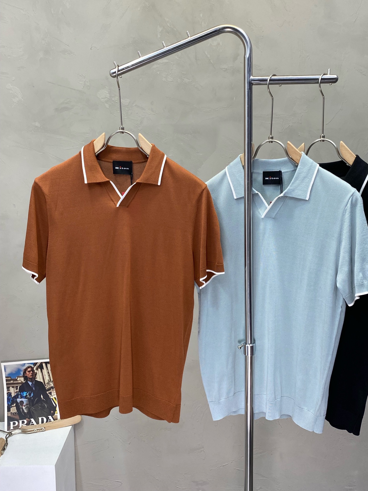 。KITON💥独家专供新款原单男士休闲短袖 高端定制 高端版本 时尚百搭爆款⚠️⚠️✨✨进口面料 手感超