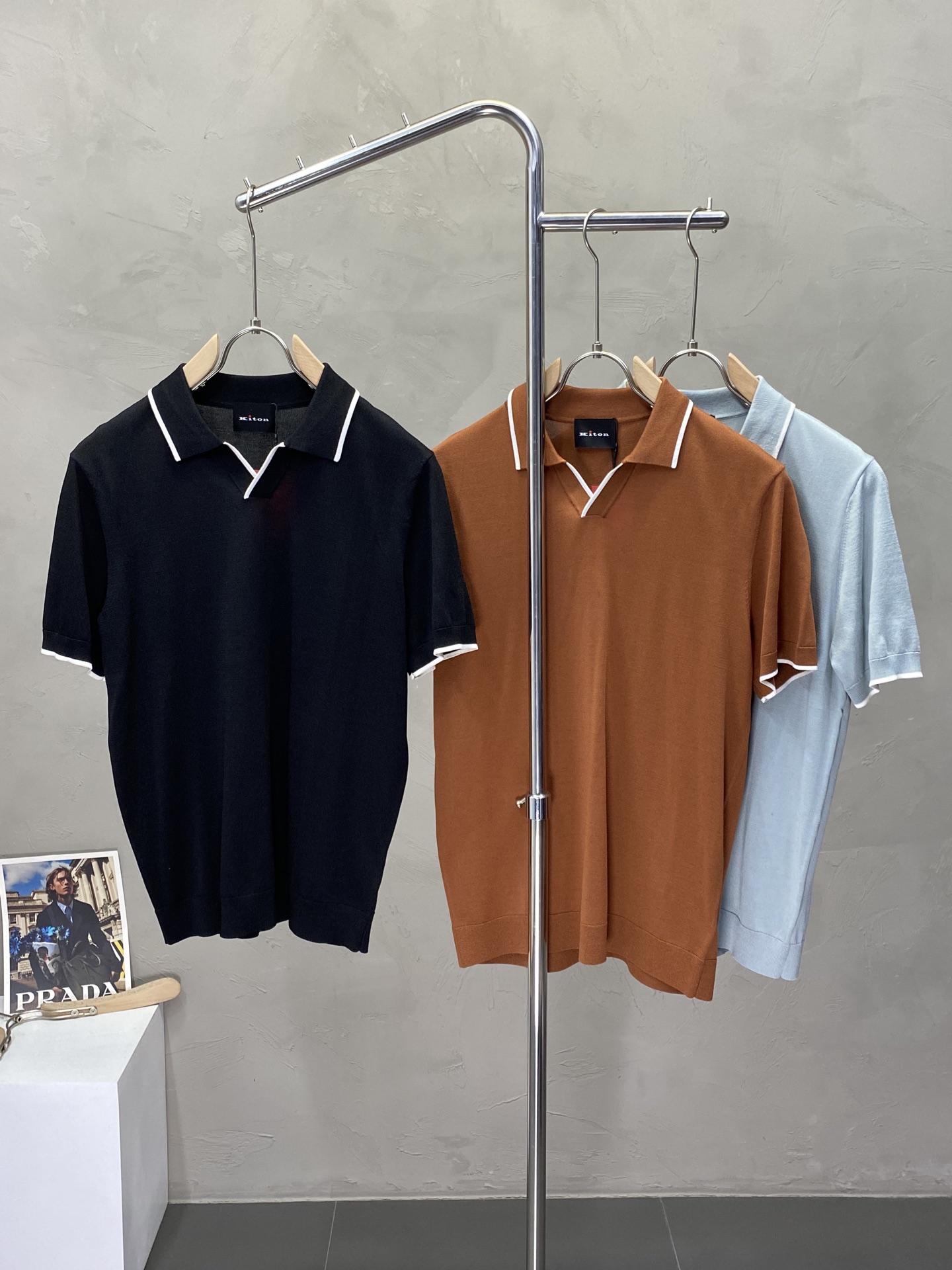 。KITON💥独家专供新款原单男士休闲短袖 高端定制 高端版本 时尚百搭爆款⚠️⚠️✨✨进口面料 手感超