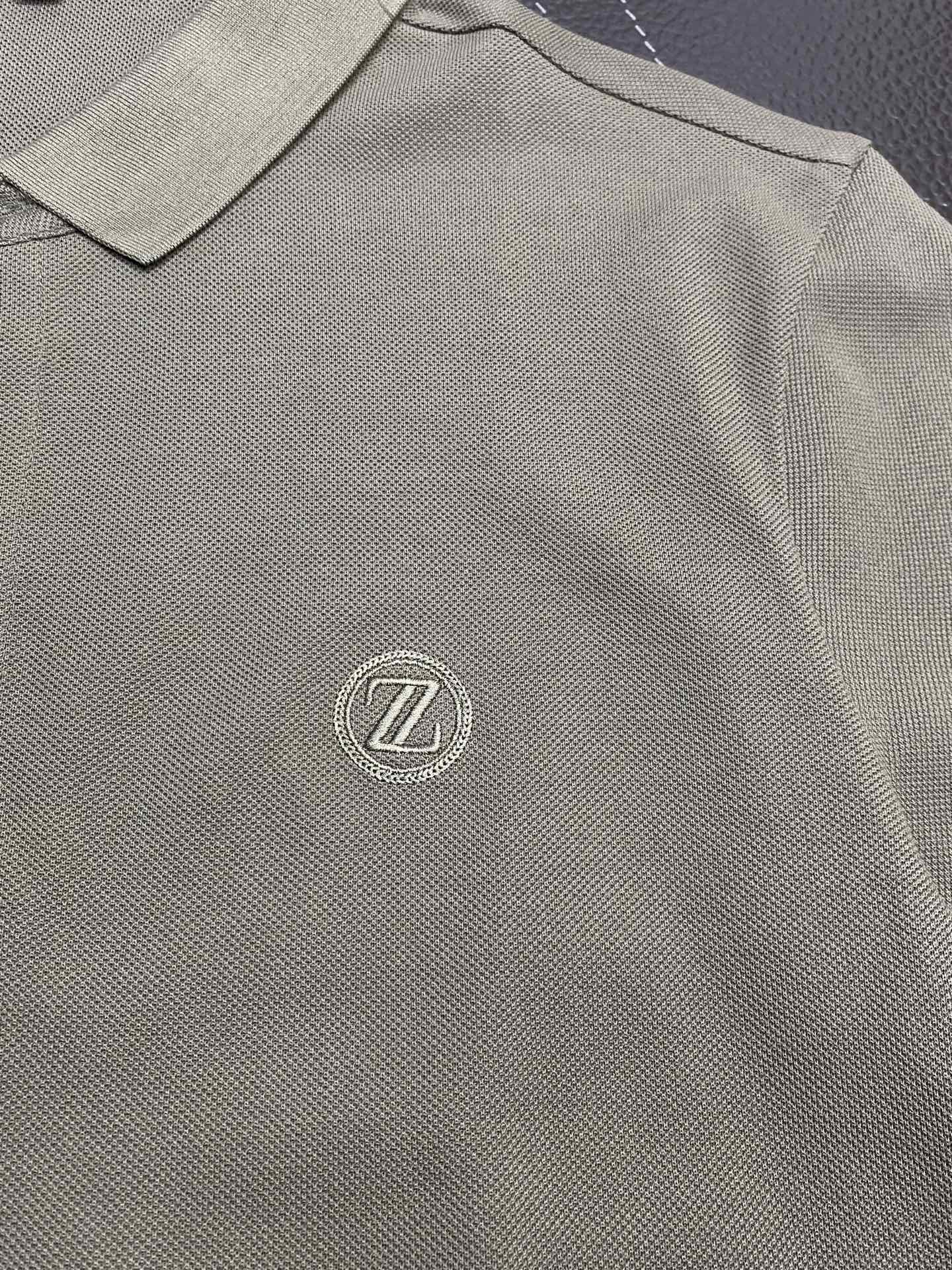 。ZEGNA杰尼亚💥独家专供新款原单男士休闲短袖 高端定制 高版本 时尚百搭爆款⚠️⚠️✨✨进口面料 手