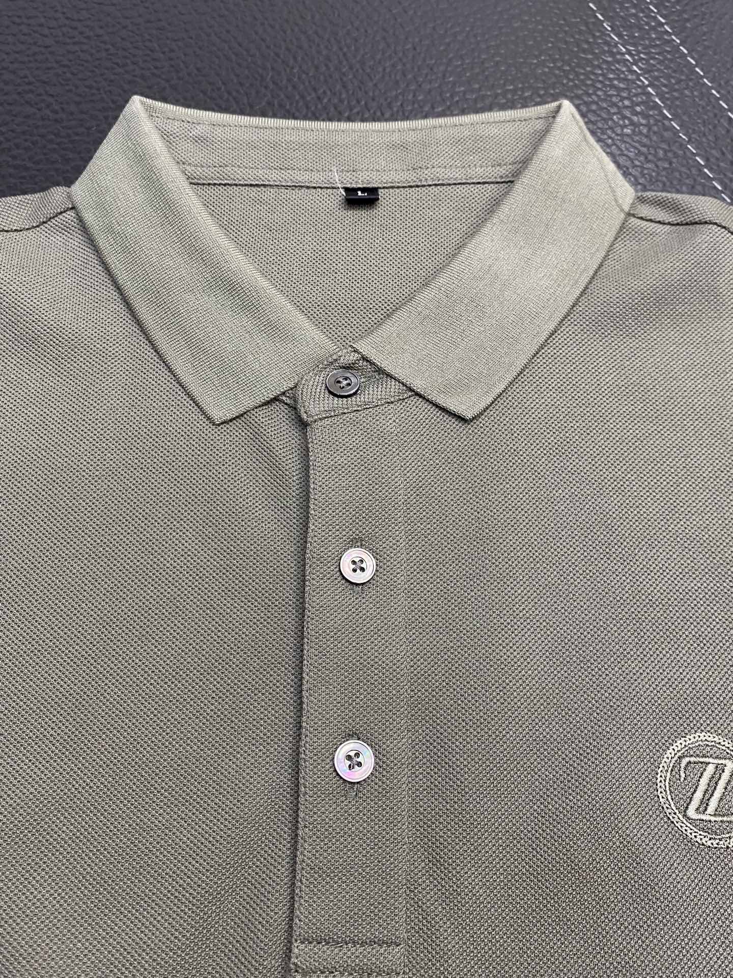 。ZEGNA杰尼亚💥独家专供新款原单男士休闲短袖 高端定制 高版本 时尚百搭爆款⚠️⚠️✨✨进口面料 手