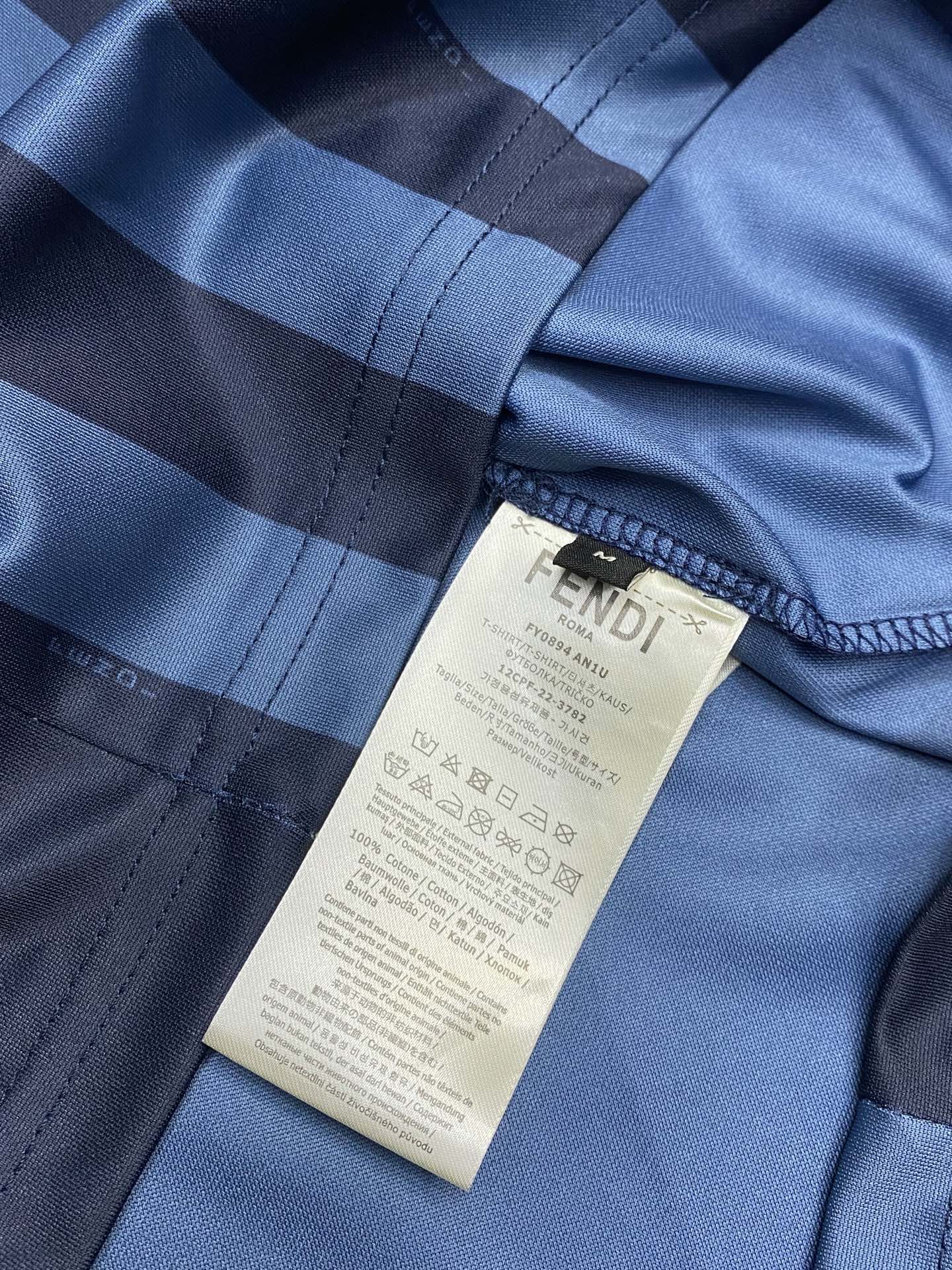 。FENDI芬迪💥独家专供新款原单男士休闲短袖 高端定制 高端版本 时尚百搭爆款⚠️⚠️✨✨进口面料 手