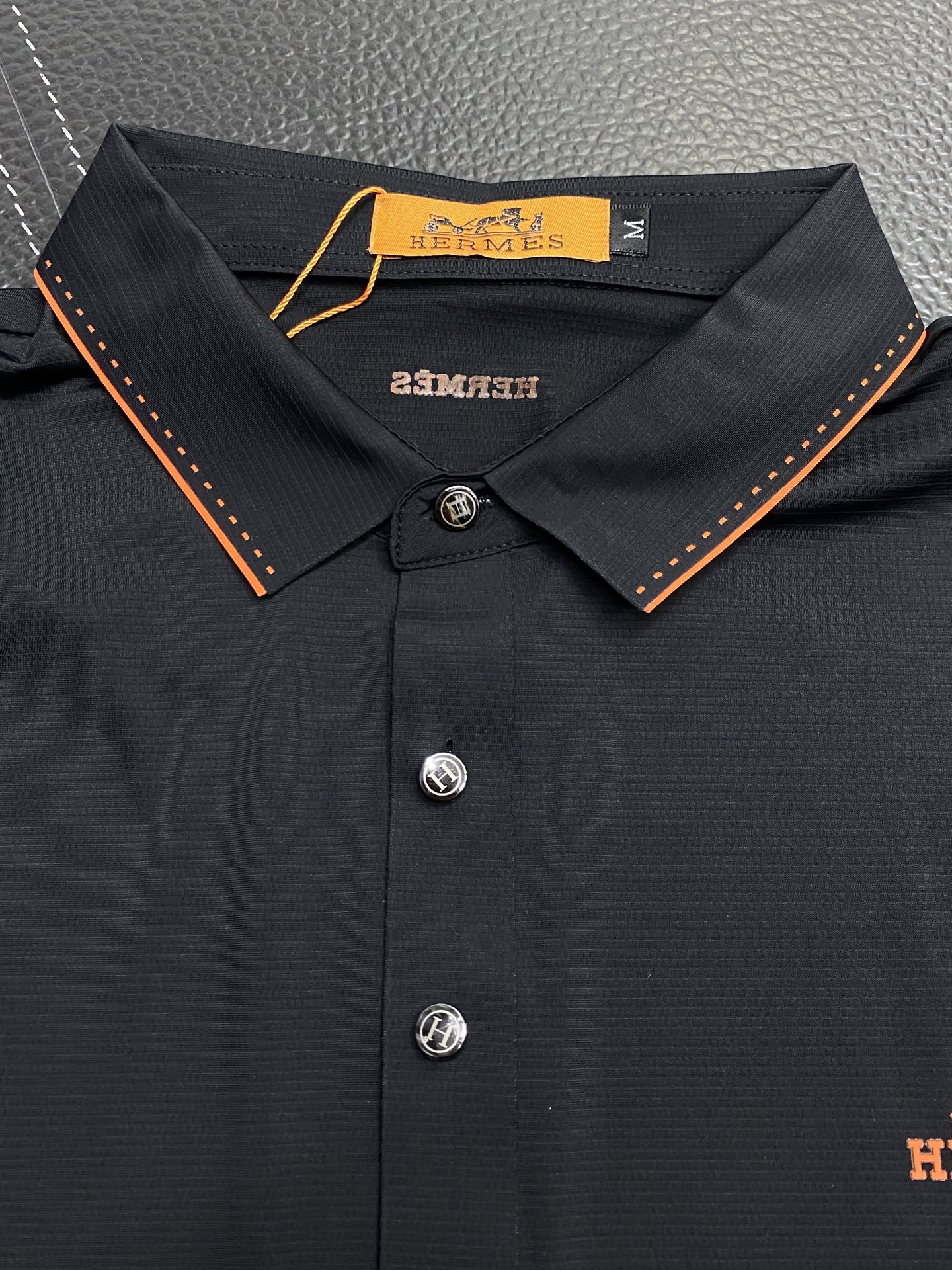 ｡HERMES爱马仕💥独家专供新款原单男士休闲短袖 高端定制 高版本 时尚百搭爆款⚠️⚠️✨✨进口面料 