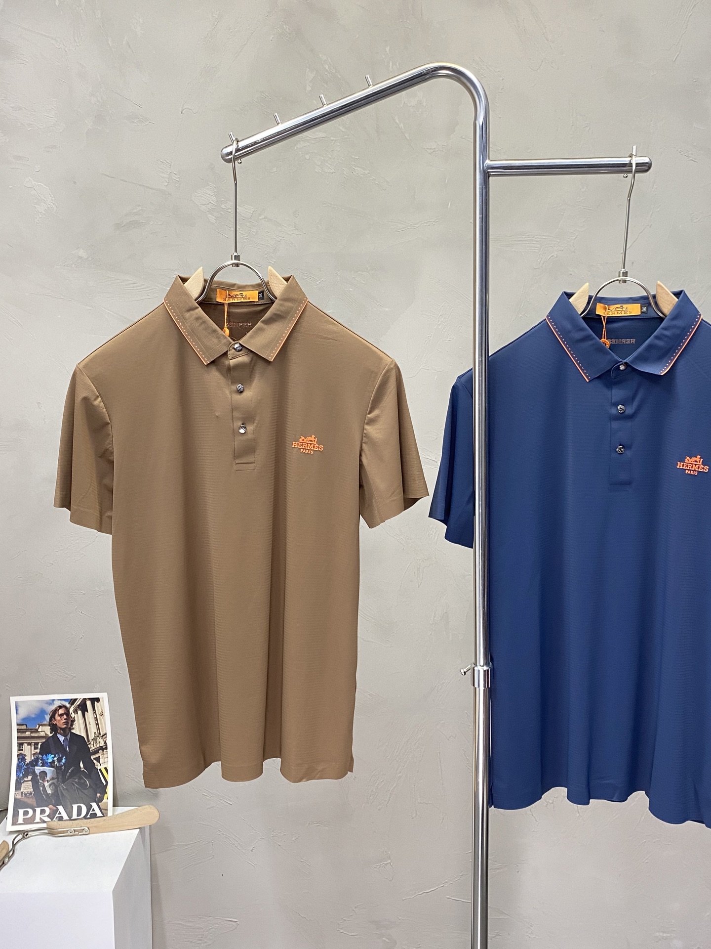 ｡HERMES爱马仕💥独家专供新款原单男士休闲短袖 高端定制 高版本 时尚百搭爆款⚠️⚠️✨✨进口面料 