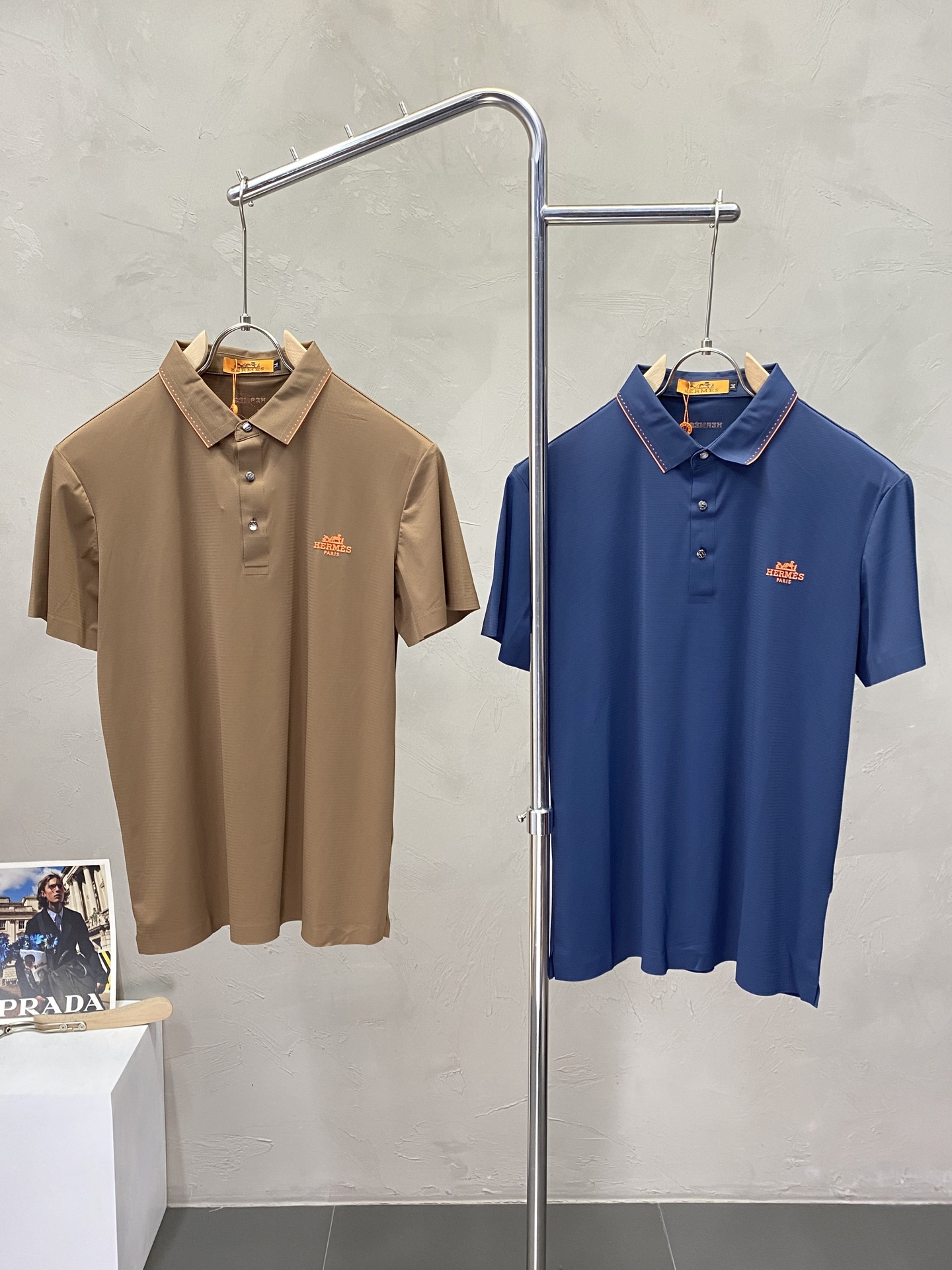 ｡HERMES爱马仕💥独家专供新款原单男士休闲短袖 高端定制 高版本 时尚百搭爆款⚠️⚠️✨✨进口面料 