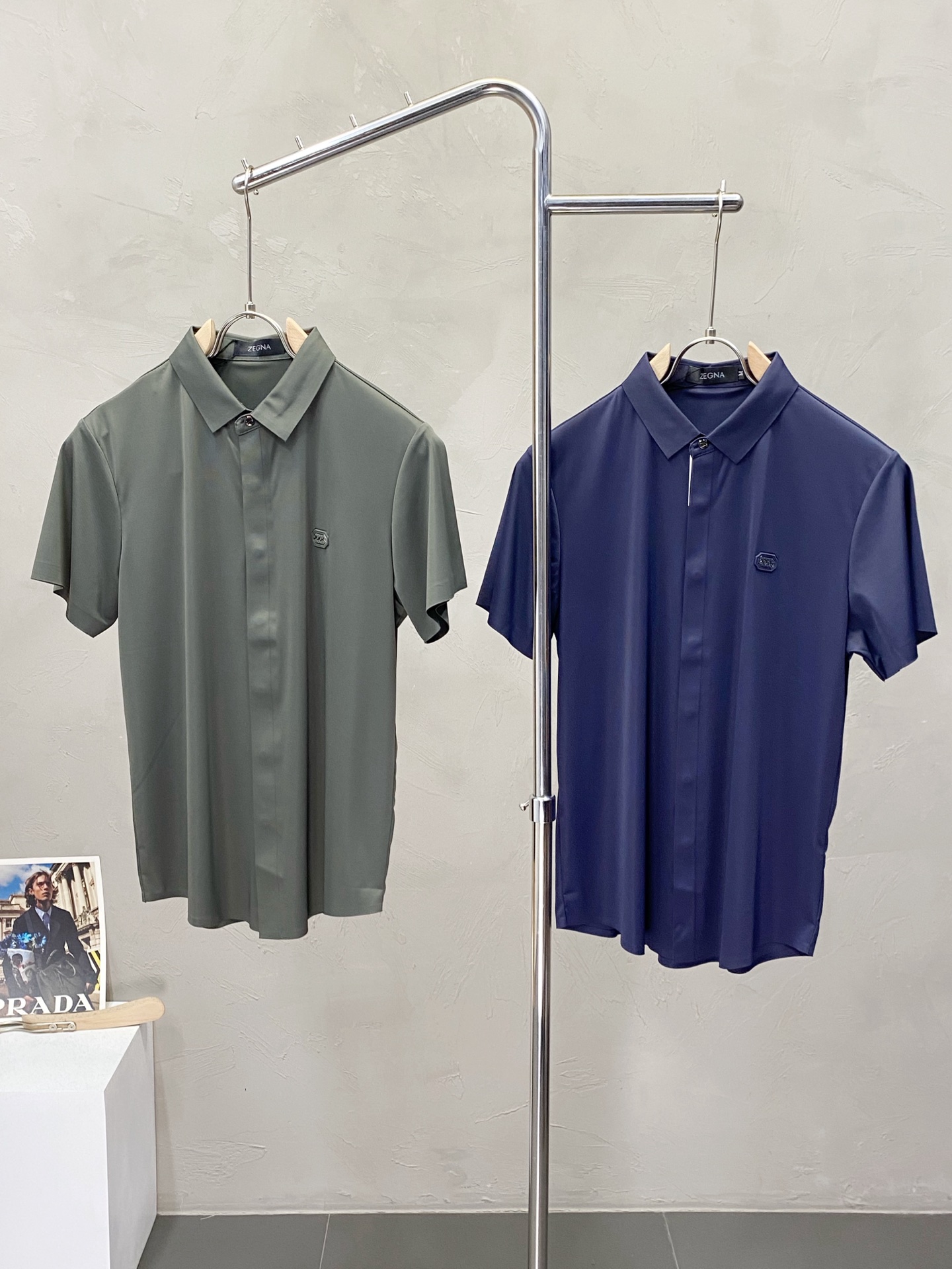 。ZEGNA杰尼亚💥独家专供新款原单男士休闲短袖 高端定制 高版本 时尚百搭爆款⚠️⚠️✨✨进口面料 手