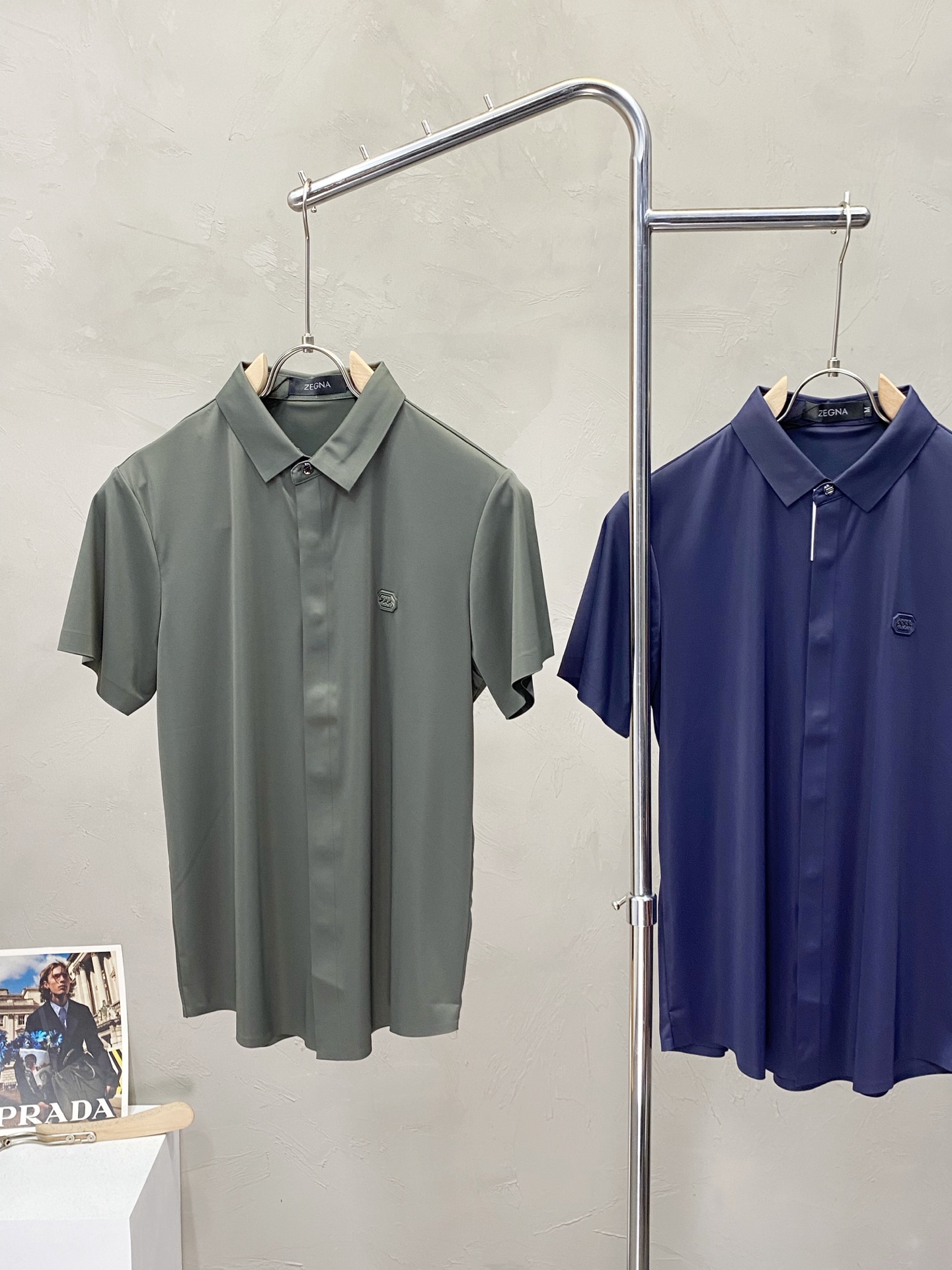 。ZEGNA杰尼亚💥独家专供新款原单男士休闲短袖 高端定制 高版本 时尚百搭爆款⚠️⚠️✨✨进口面料 手