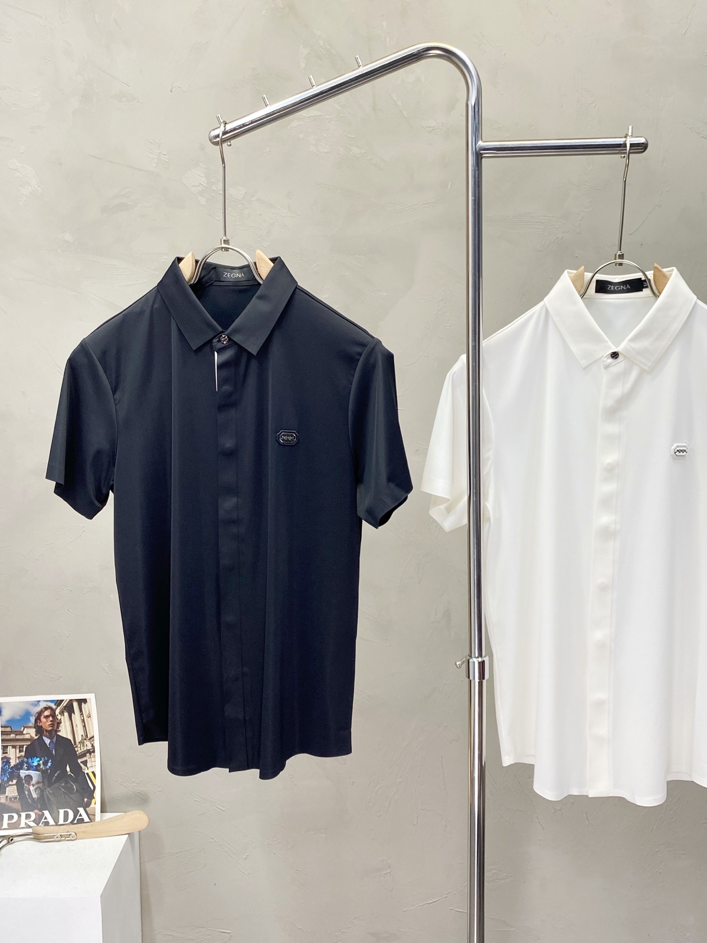 。ZEGNA杰尼亚💥独家专供新款原单男士休闲短袖 高端定制 高版本 时尚百搭爆款⚠️⚠️✨✨进口面料 手