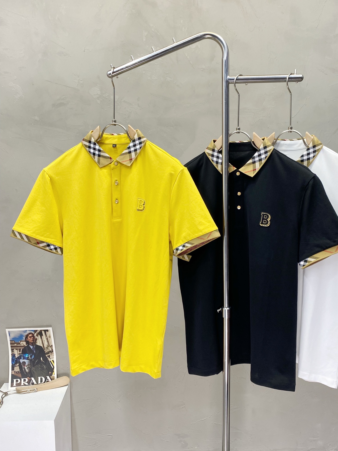 。Burberry巴宝莉💥独家专供新款原单男士休闲短袖 高端定制 高端版本 时尚百搭爆款⚠️⚠️✨✨进口