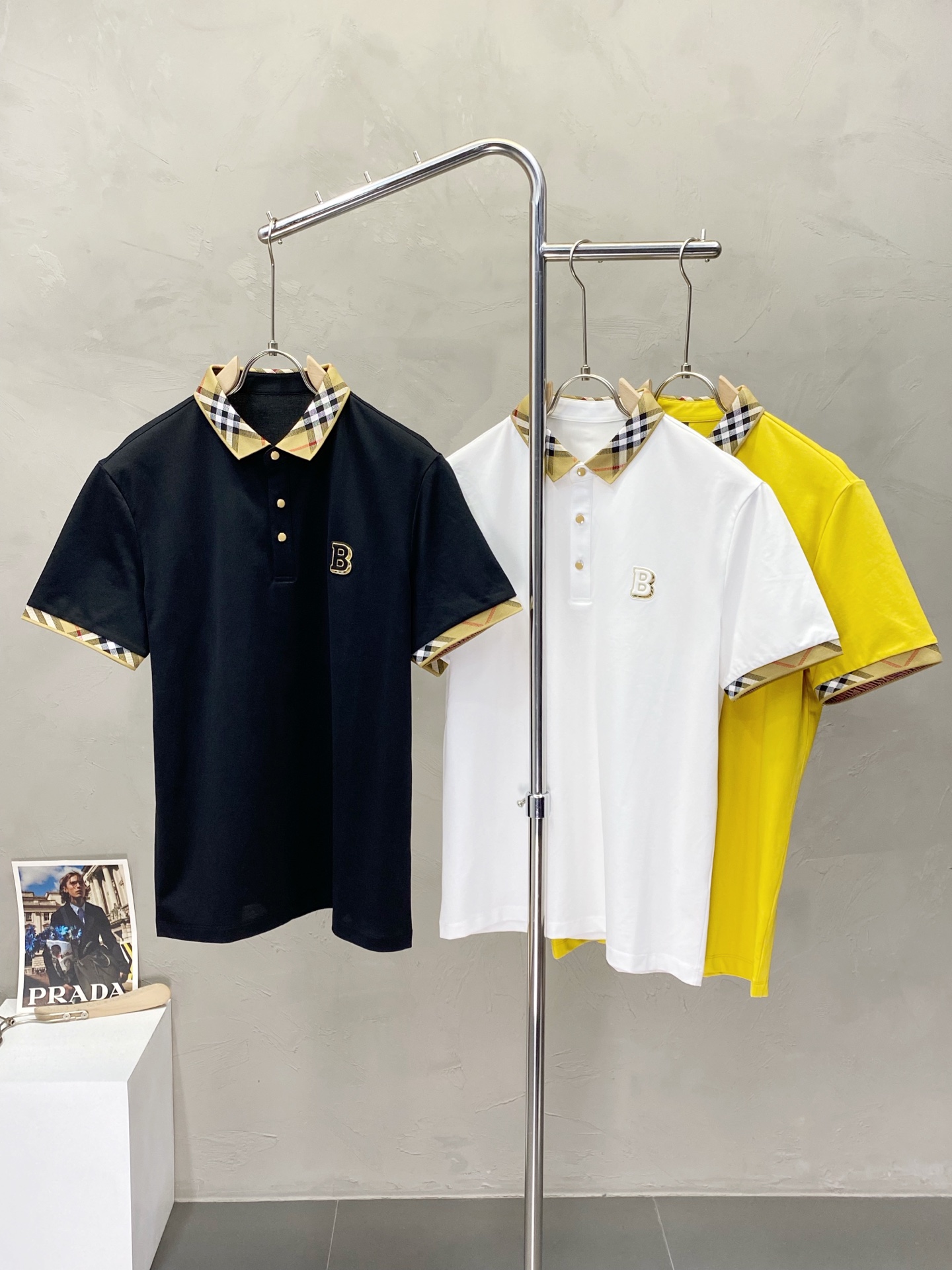 。Burberry巴宝莉💥独家专供新款原单男士休闲短袖 高端定制 高端版本 时尚百搭爆款⚠️⚠️✨✨进口