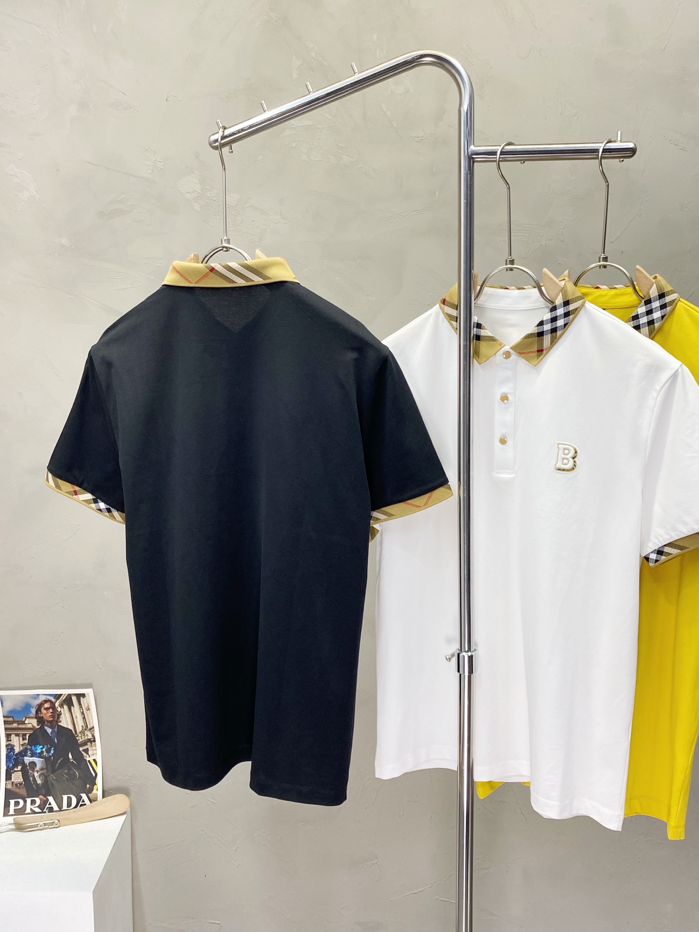 。Burberry巴宝莉💥独家专供新款原单男士休闲短袖 高端定制 高端版本 时尚百搭爆款⚠️⚠️✨✨进口