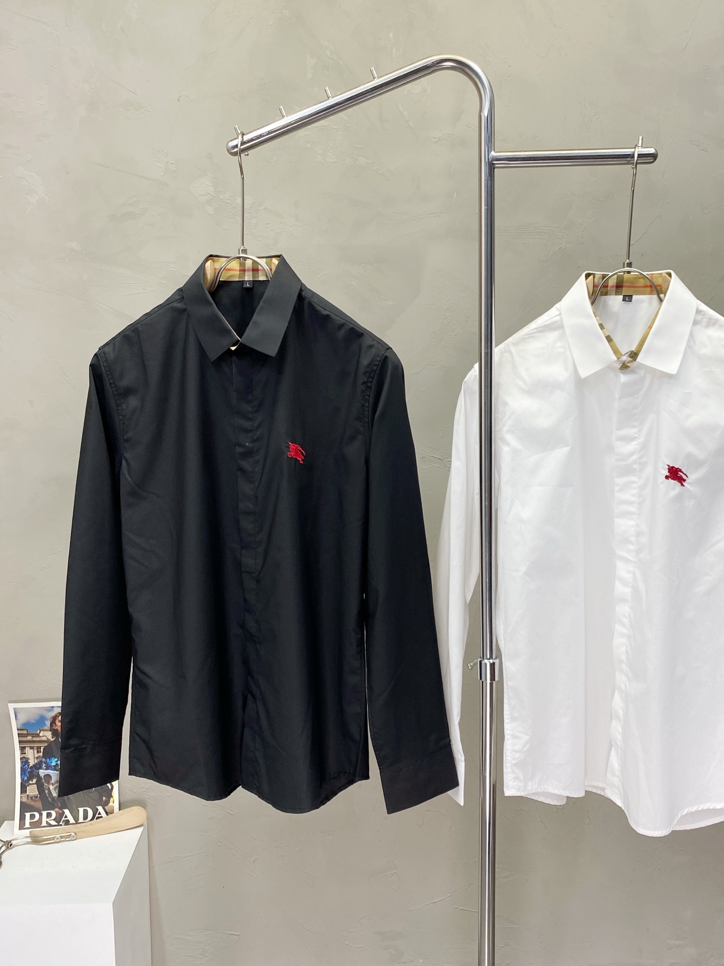 。Burberry巴宝莉💥独家专供新款原单男士休闲长袖衬衫 高端定制 高端版本 时尚百搭爆款⚠️⚠️✨✨