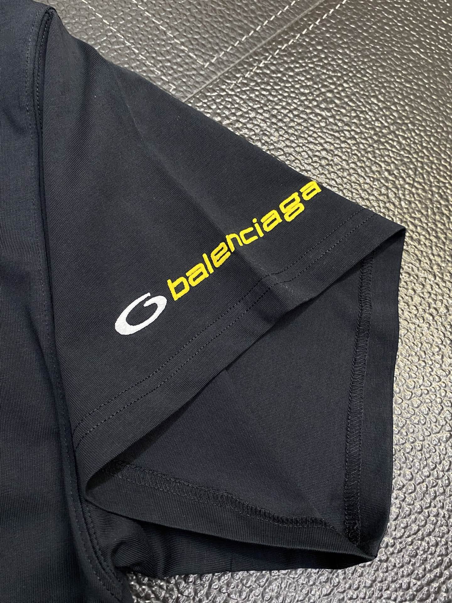 。Balenciga巴黎世家💥独家专供新款原单男士休闲短袖 高端定制 高端版本 时尚百搭爆款⚠️⚠️✨✨