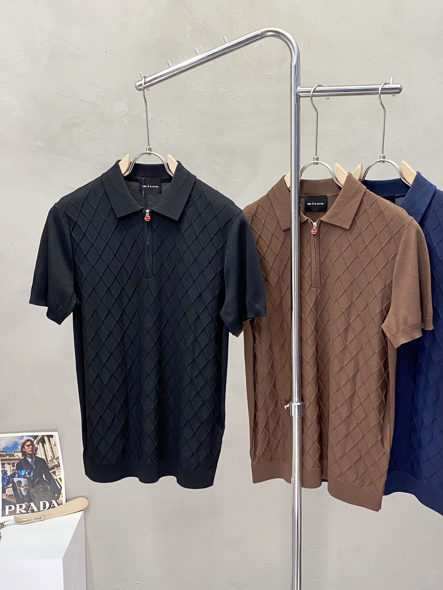 。KITON💥独家专供新款原单男士休闲短袖 高端定制 高端版本 时尚百搭爆款⚠️⚠️✨✨进口面料 手感超