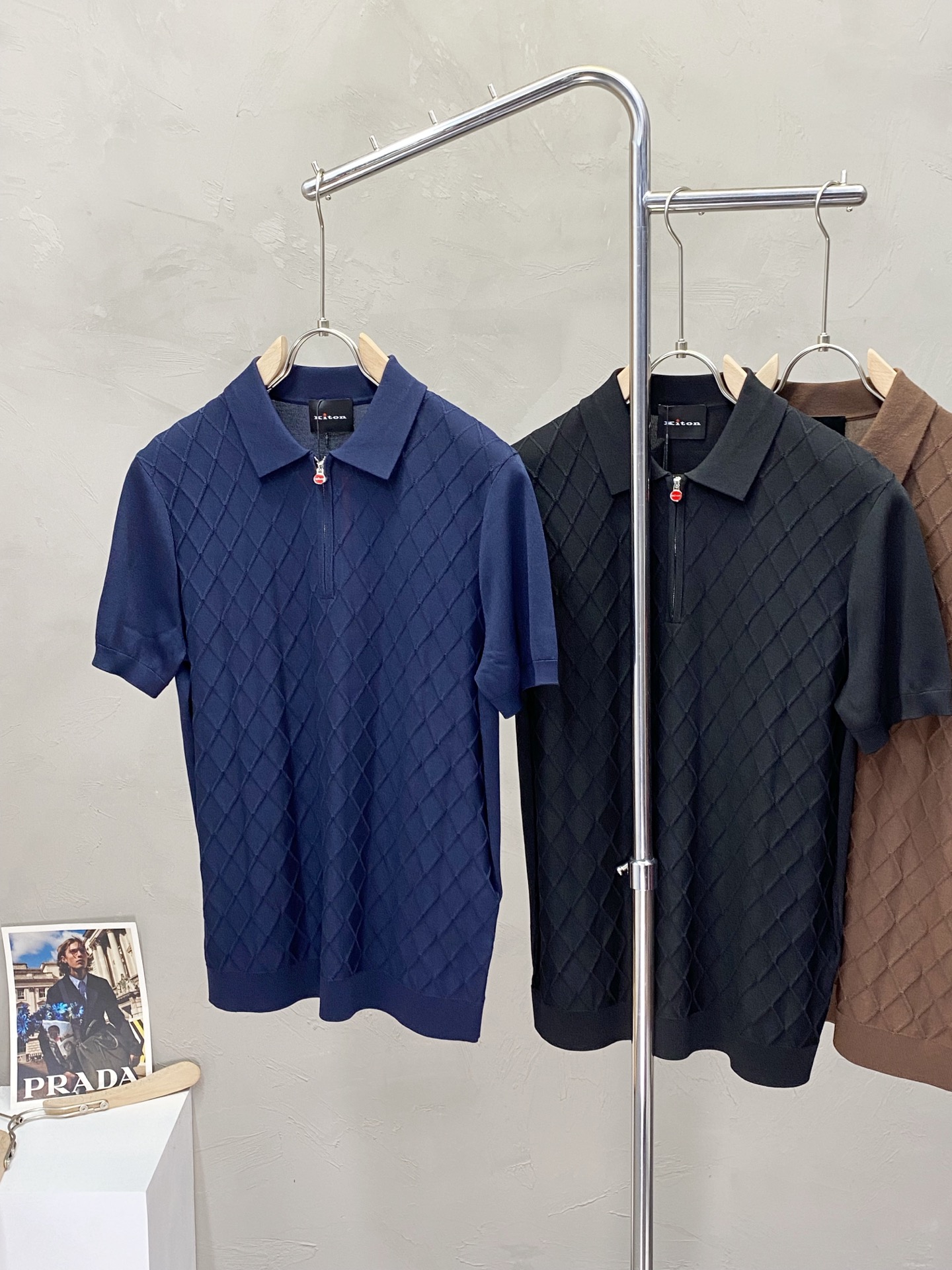 。KITON💥独家专供新款原单男士休闲短袖 高端定制 高端版本 时尚百搭爆款⚠️⚠️✨✨进口面料 手感超