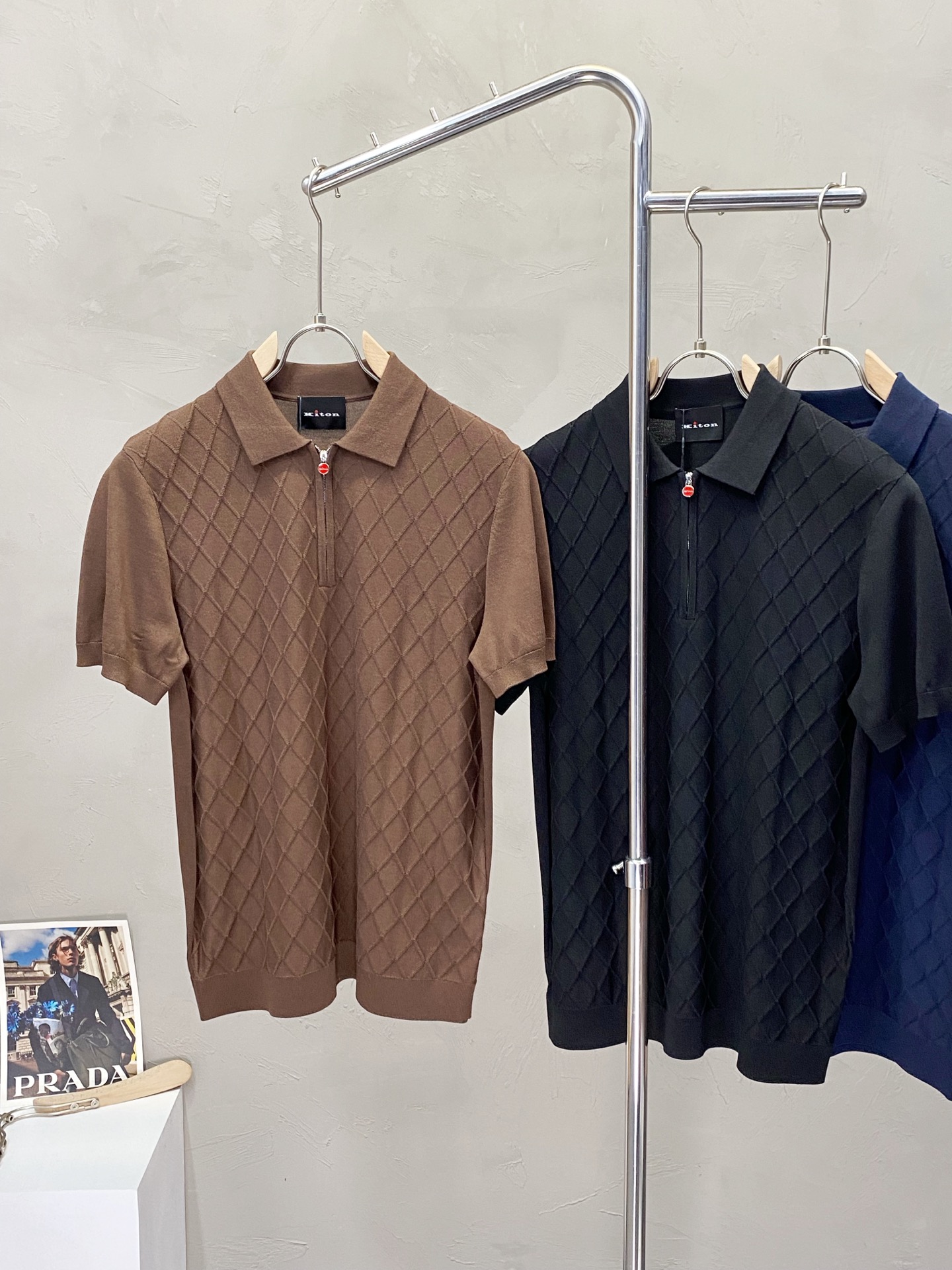 。KITON💥独家专供新款原单男士休闲短袖 高端定制 高端版本 时尚百搭爆款⚠️⚠️✨✨进口面料 手感超