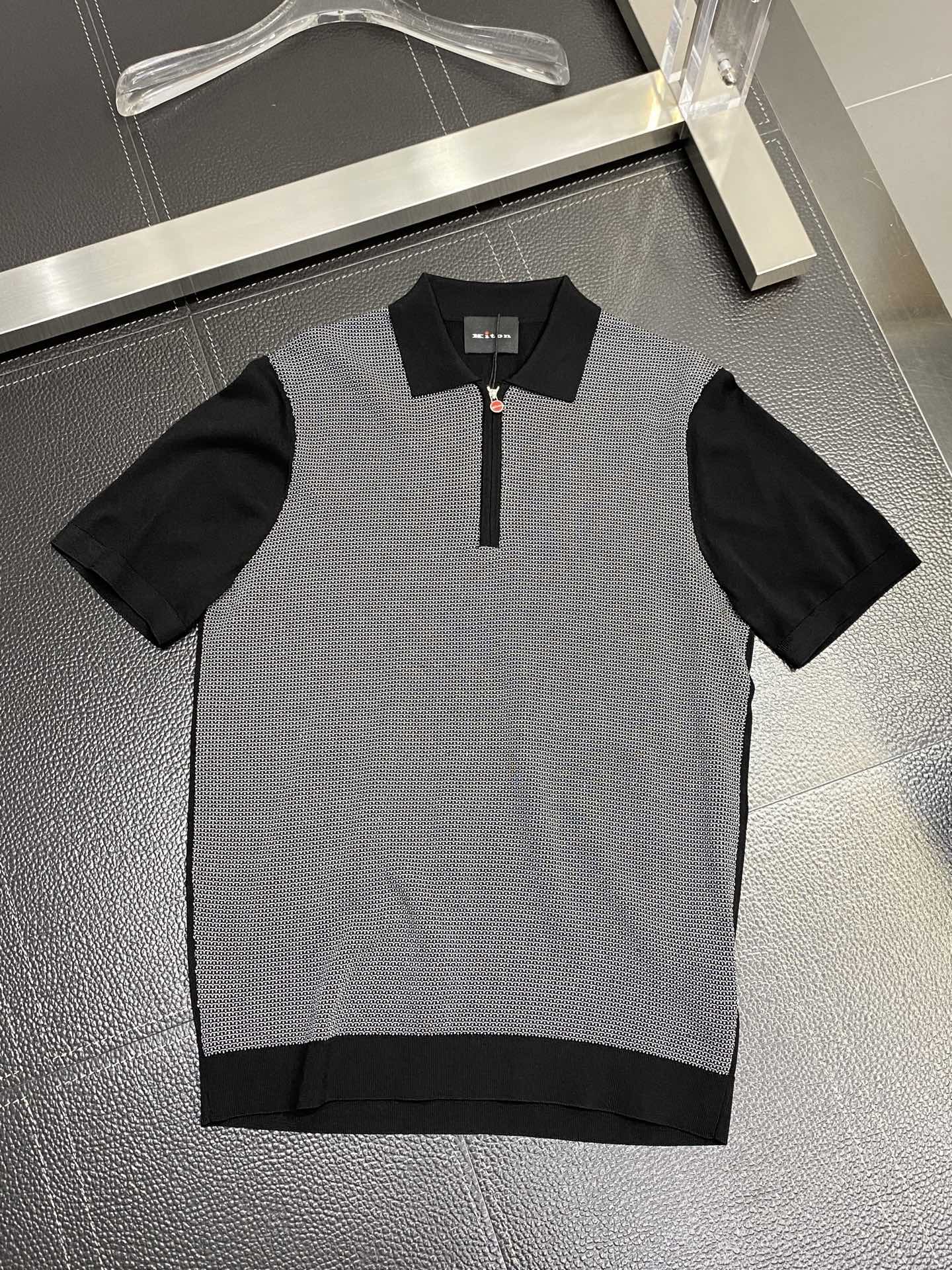 。KITON💥独家专供新款原单男士休闲短袖 高端定制 高端版本 时尚百搭爆款⚠️⚠️✨✨进口面料 手感超