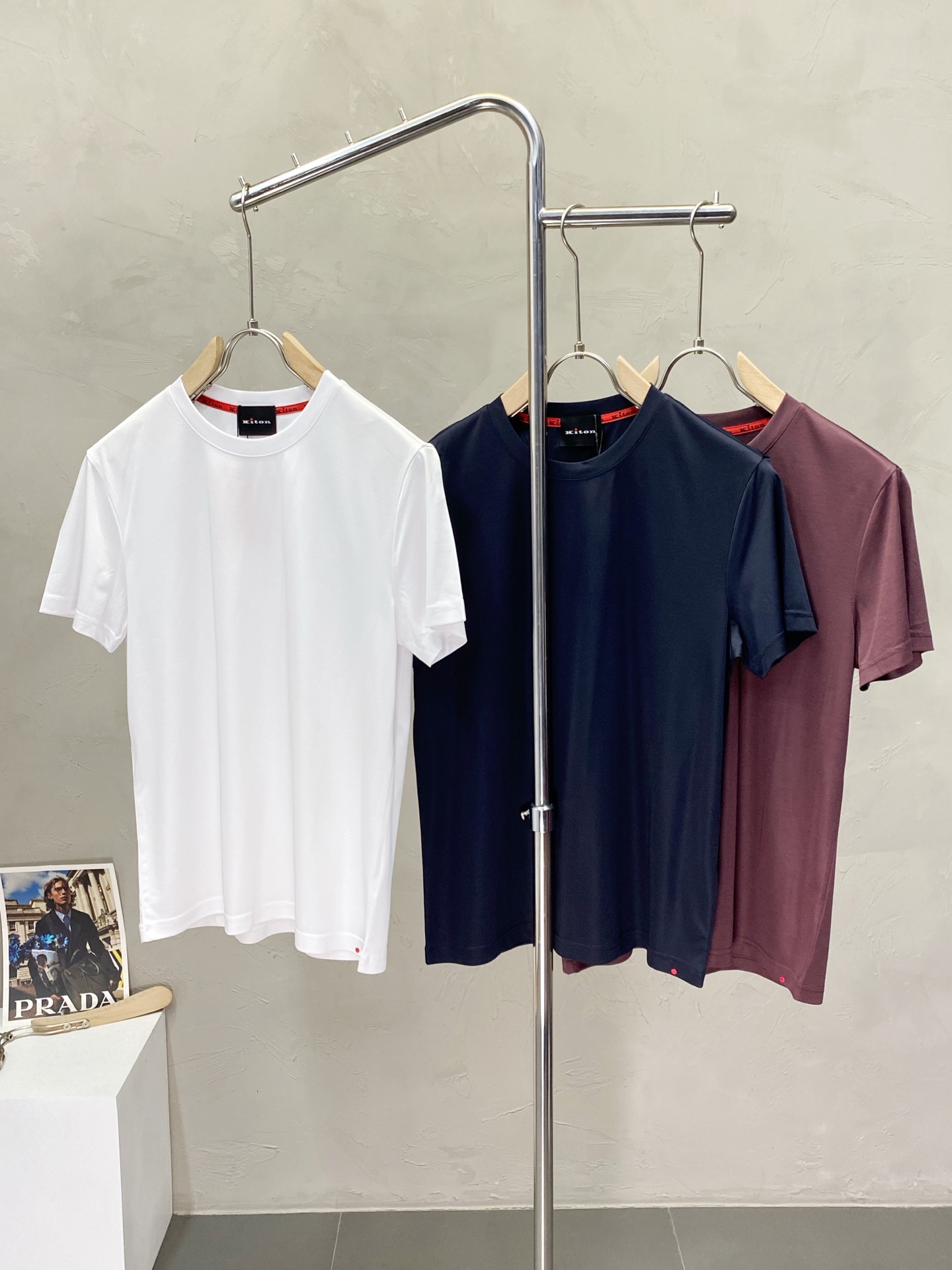 。KITON💥独家专供新款原单男士休闲短袖 高端定制 高端版本 时尚百搭爆款⚠️⚠️✨✨进口面料 手感超