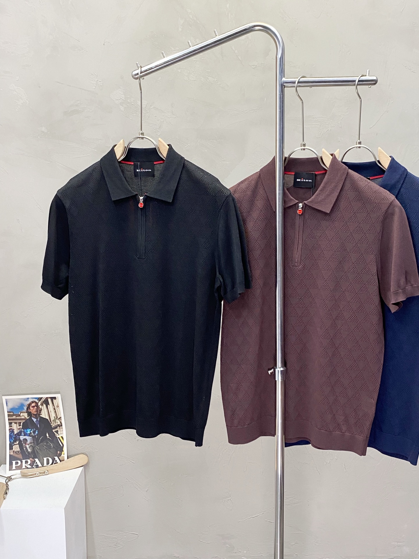 。KITON💥独家专供新款原单男士休闲短袖 高端定制 高端版本 时尚百搭爆款⚠️⚠️✨✨进口面料 手感超