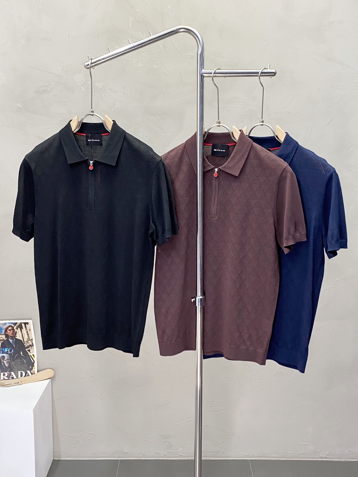 。KITON💥独家专供新款原单男士休闲短袖 高端定制 高端版本 时尚百搭爆款⚠️⚠️✨✨进口面料 手感超