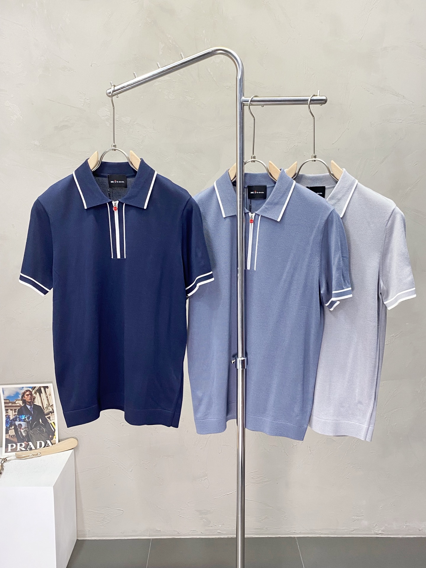 。KITON💥独家专供新款原单男士休闲短袖 高端定制 高端版本 时尚百搭爆款⚠️⚠️✨✨进口面料 手感超