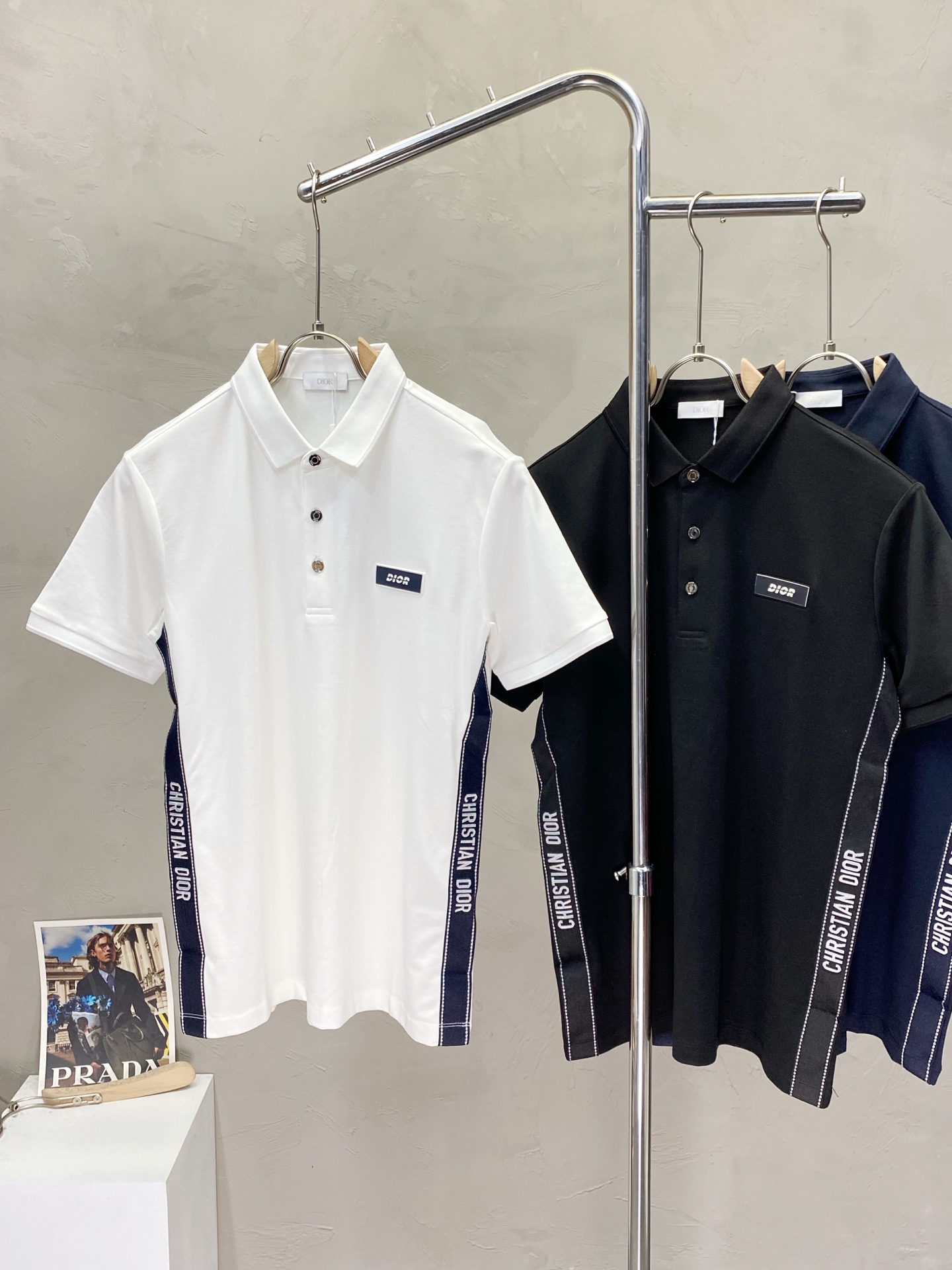 。Dior迪奥💥独家专供新款原单男士休闲Polo短袖 高端定制 高端版本 时尚百搭爆款⚠️⚠️✨✨进口面