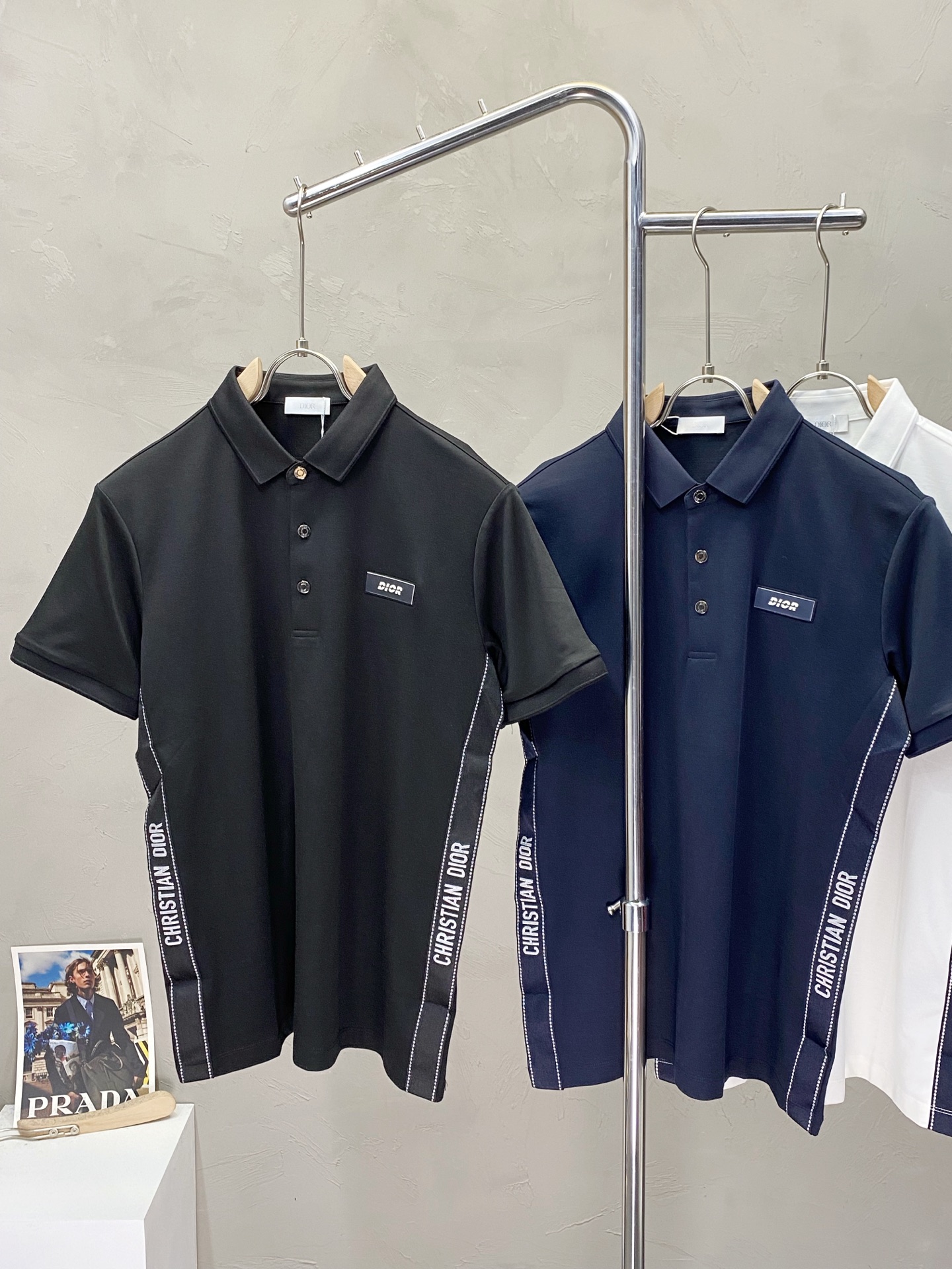 。Dior迪奥💥独家专供新款原单男士休闲Polo短袖 高端定制 高端版本 时尚百搭爆款⚠️⚠️✨✨进口面