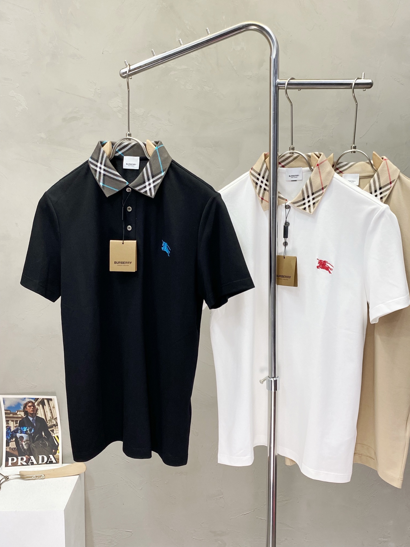 。Burberry巴宝莉💥独家专供新款原单男士休闲短袖 高端定制 高端版本 时尚百搭爆款⚠️⚠️✨✨进口