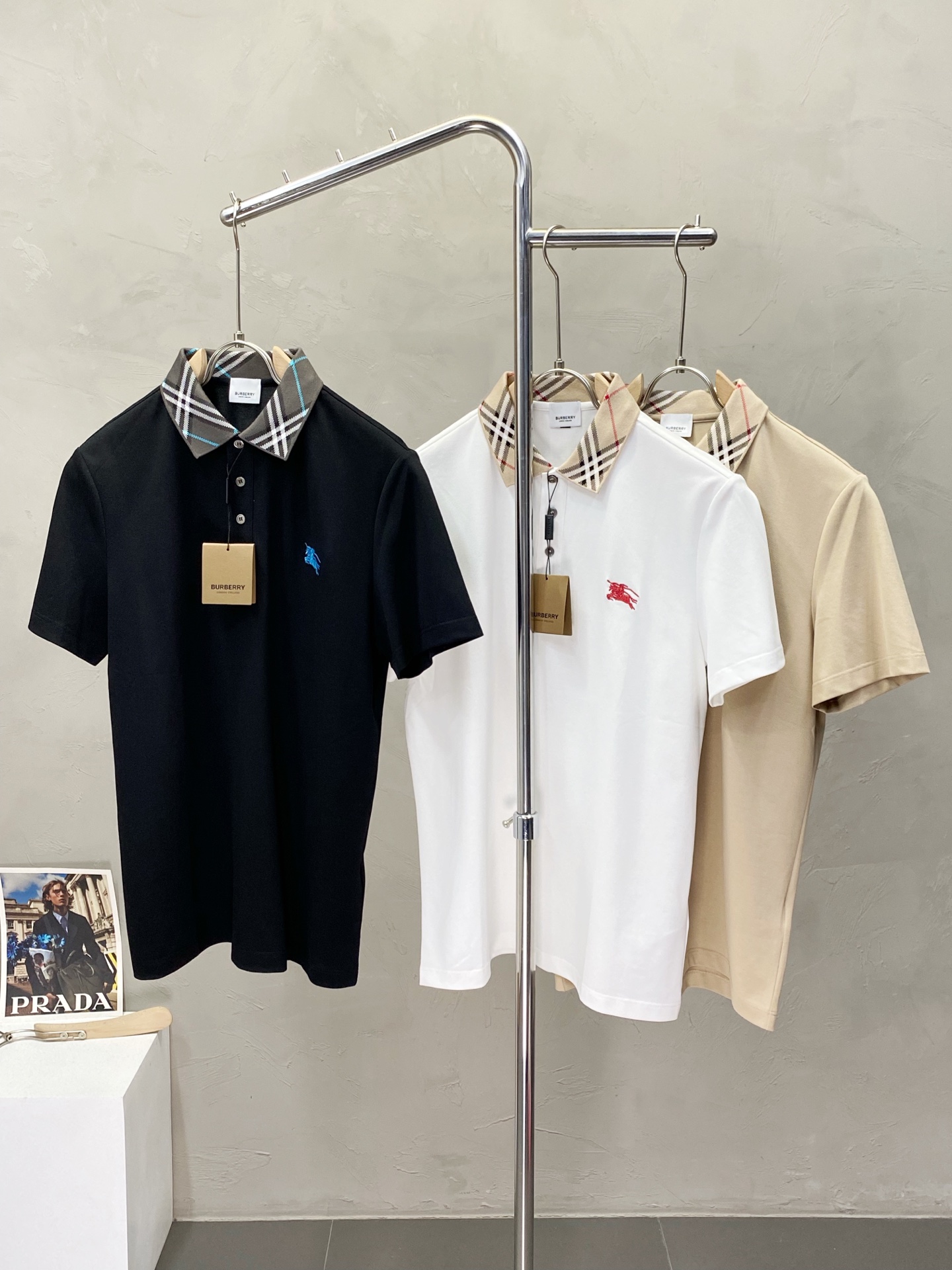 。Burberry巴宝莉💥独家专供新款原单男士休闲短袖 高端定制 高端版本 时尚百搭爆款⚠️⚠️✨✨进口