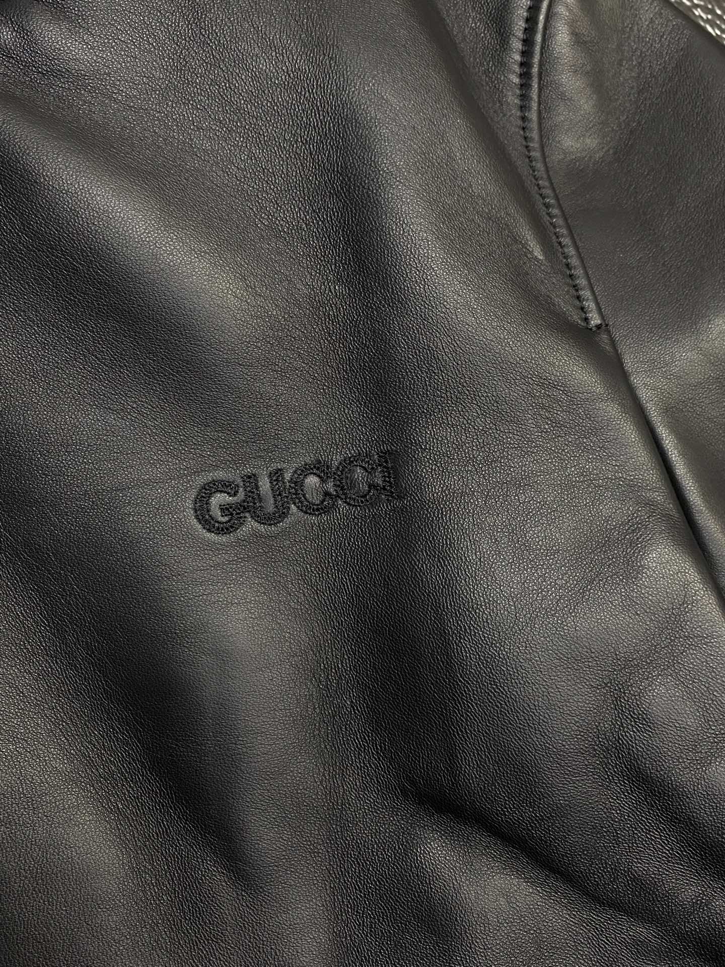 。皮衣- Gucci古驰💥独家专供最新秋冬皮夹克外套 经典设计与颜值爆棚的皮衣 进口皮面料 品质更是无法