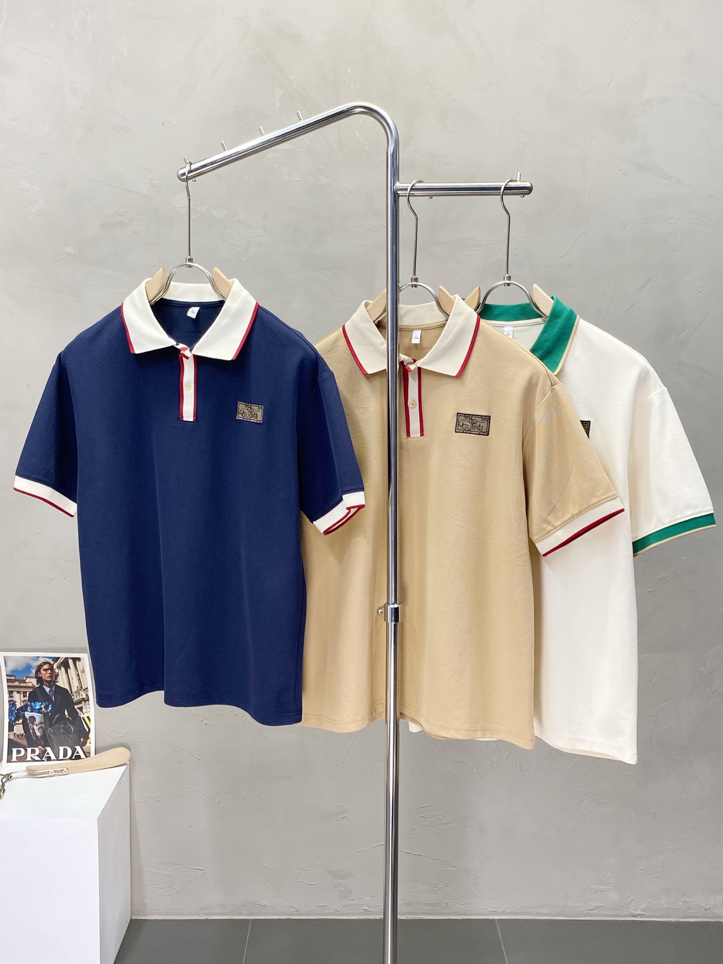 。Gucci古驰💥独家专供新款原单男士休闲短袖 高端定制 高版本 时尚百搭爆款⚠️⚠️✨✨进口面料 手感